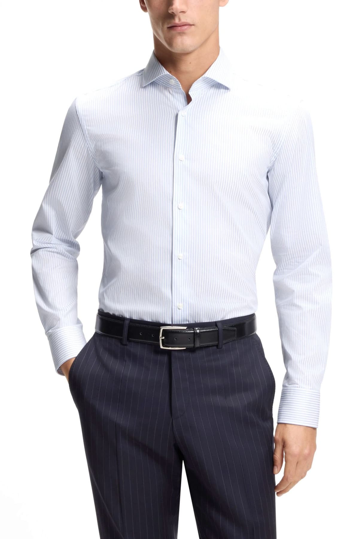 Men's Shirts Boss Blue