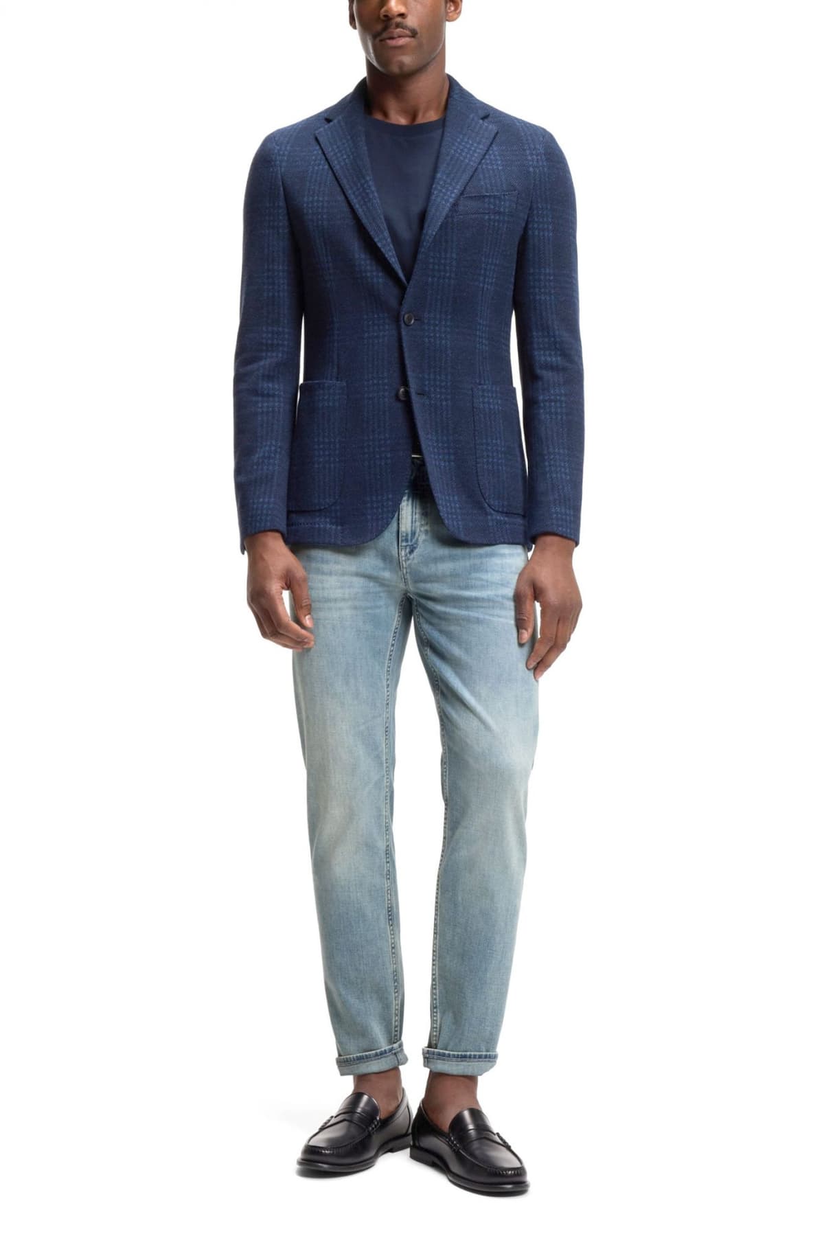 BOSS ΠΑΝΤΕΛΟΝΙ JEANS C-RE MAINE REGULAR FIT ΓΑΛΑΖΙΟ