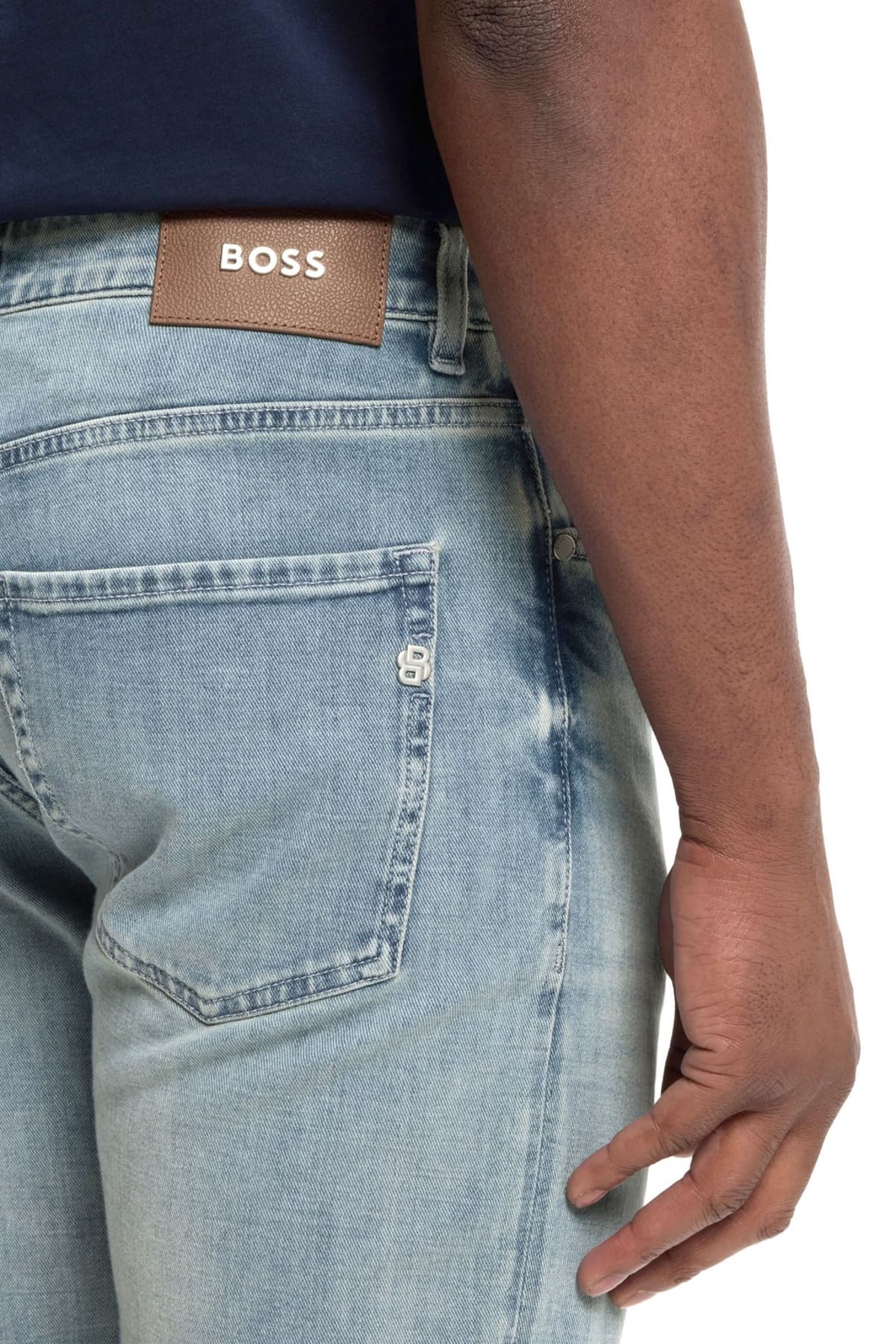 BOSS ΠΑΝΤΕΛΟΝΙ JEANS C-RE MAINE REGULAR FIT ΓΑΛΑΖΙΟ