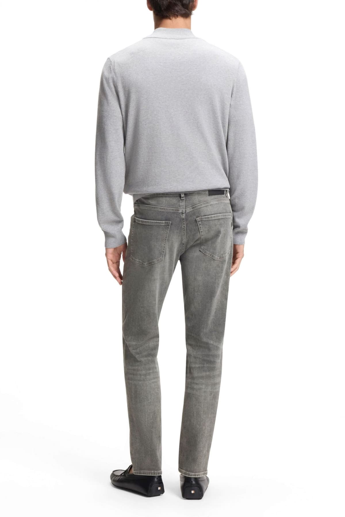 BOSS ΠΑΝΤΕΛΟΝΙ JEANS C-REMAINE REGULAR FIT ΓΚΡΙ