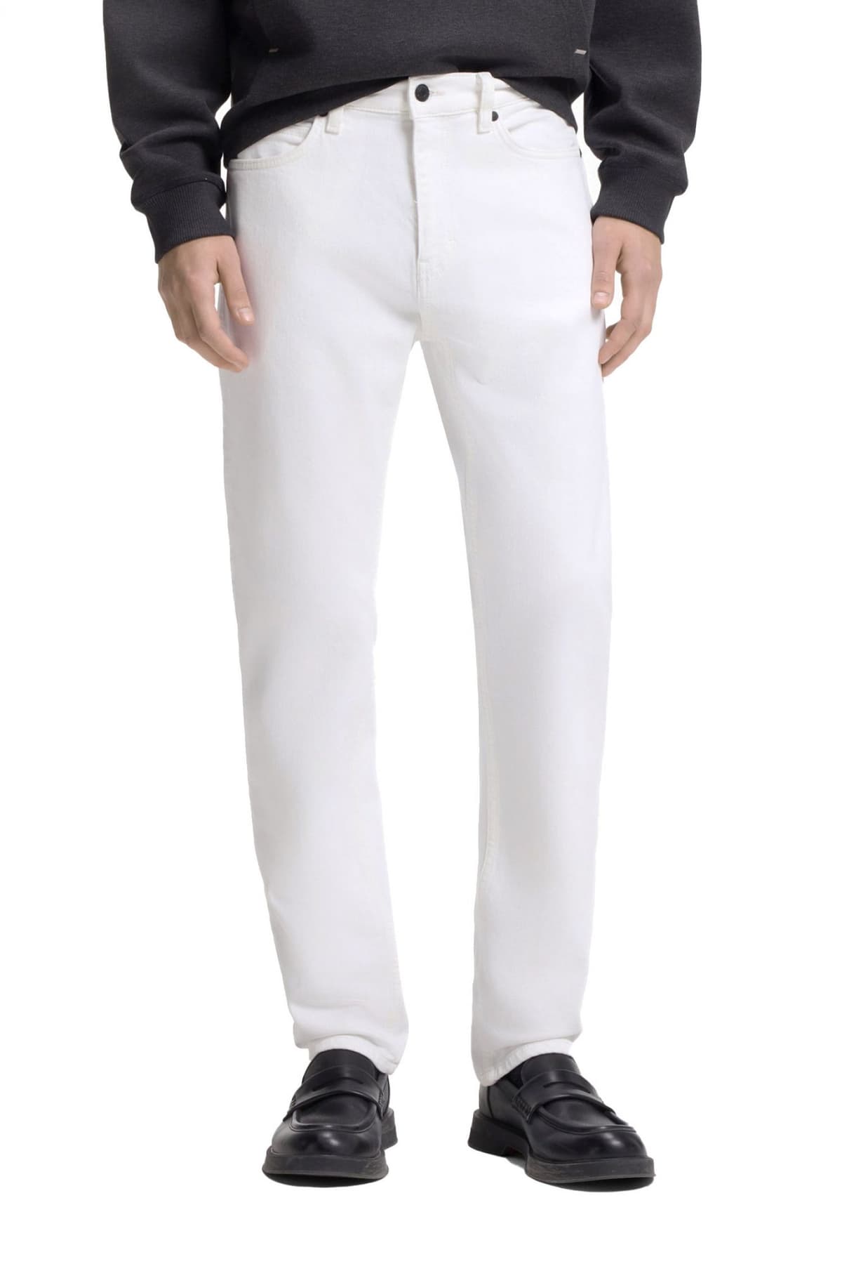 HUGO ΠΑΝΤΕΛΟΝΙ JEANS 708 SLIM FIT ΛΕΥΚΟ