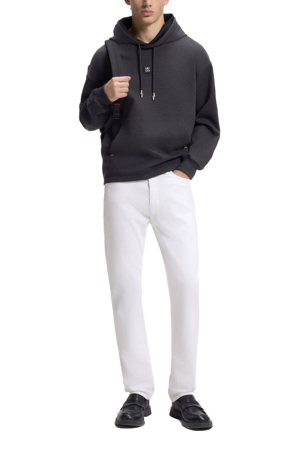 HUGO ΠΑΝΤΕΛΟΝΙ JEANS 708 SLIM FIT ΛΕΥΚΟ