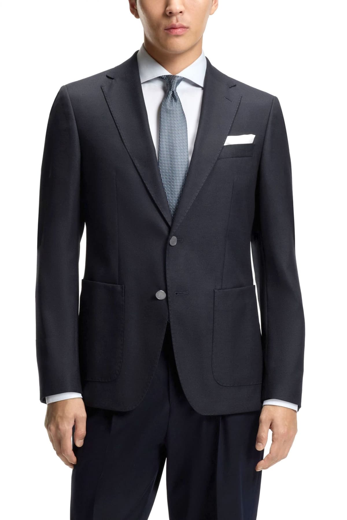 Men's Blazers Boss Blue