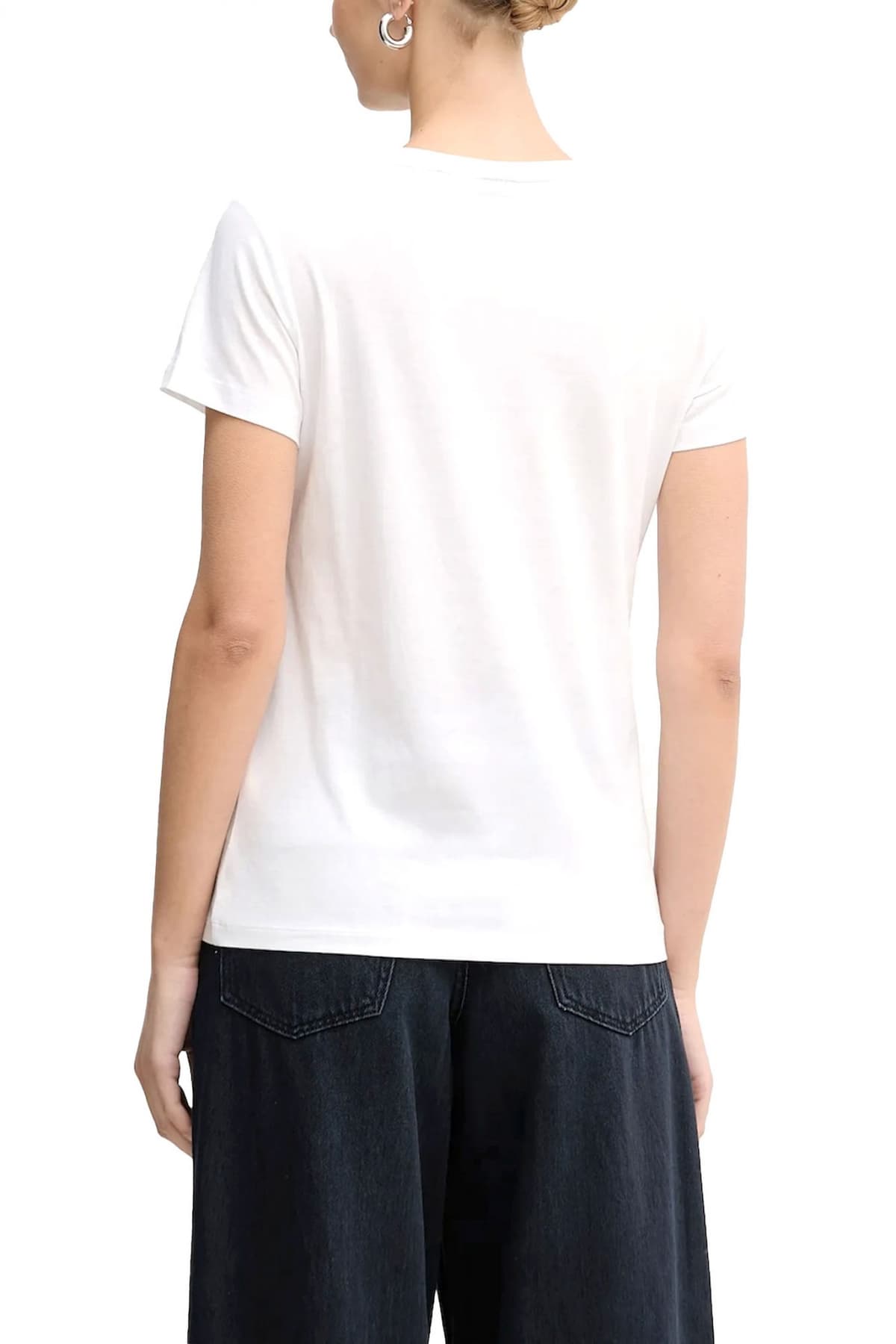 BOSS CASUAL T-SHIRT C_ELOVE_1 LOGO ΛΕΥΚΟ