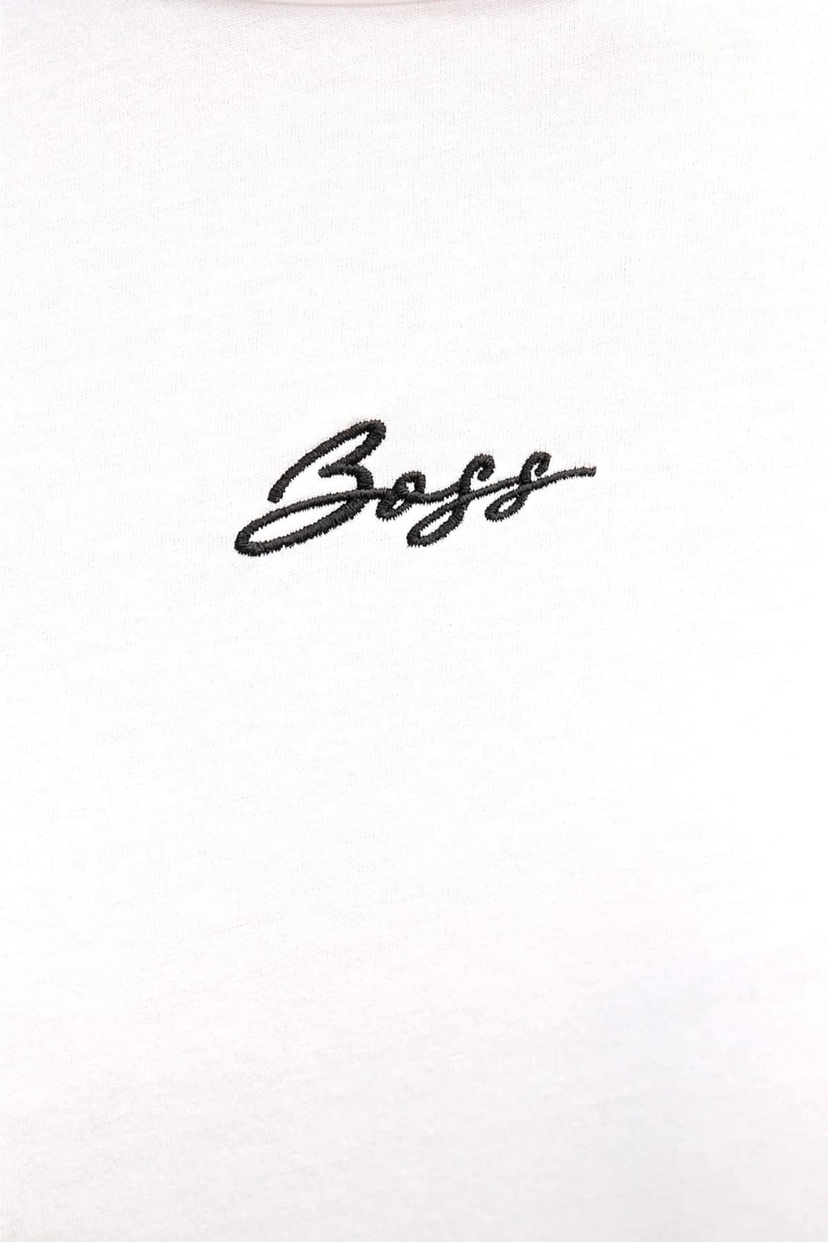 BOSS CASUAL T-SHIRT C_ELOVE_1 LOGO ΛΕΥΚΟ