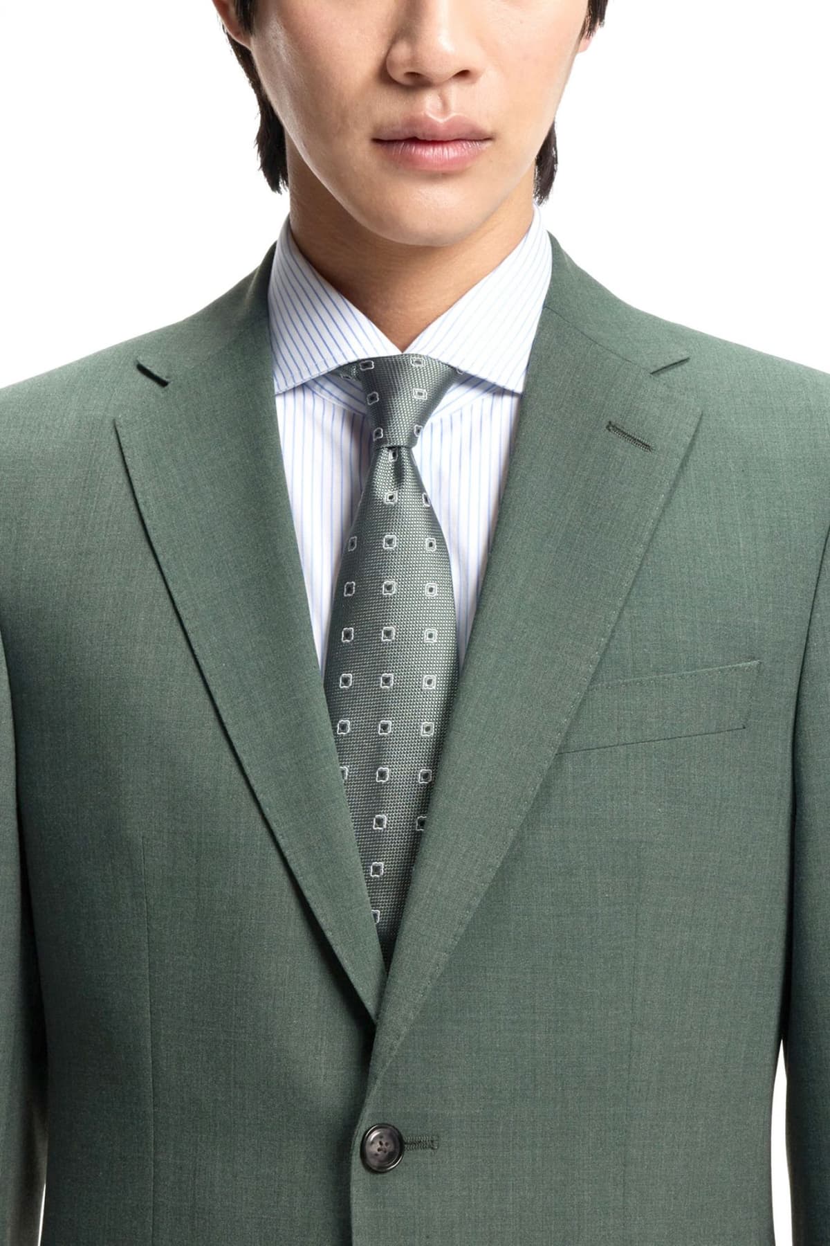 BOSS ΣΑΚΑΚΙ ΚΟΥΣΤΟΥΜΙΟΥ H-HUTSON-251 SLIM FIT BI-STRETCH WASHABLE EASY CARE ΠΡΑΣΙΝΟ