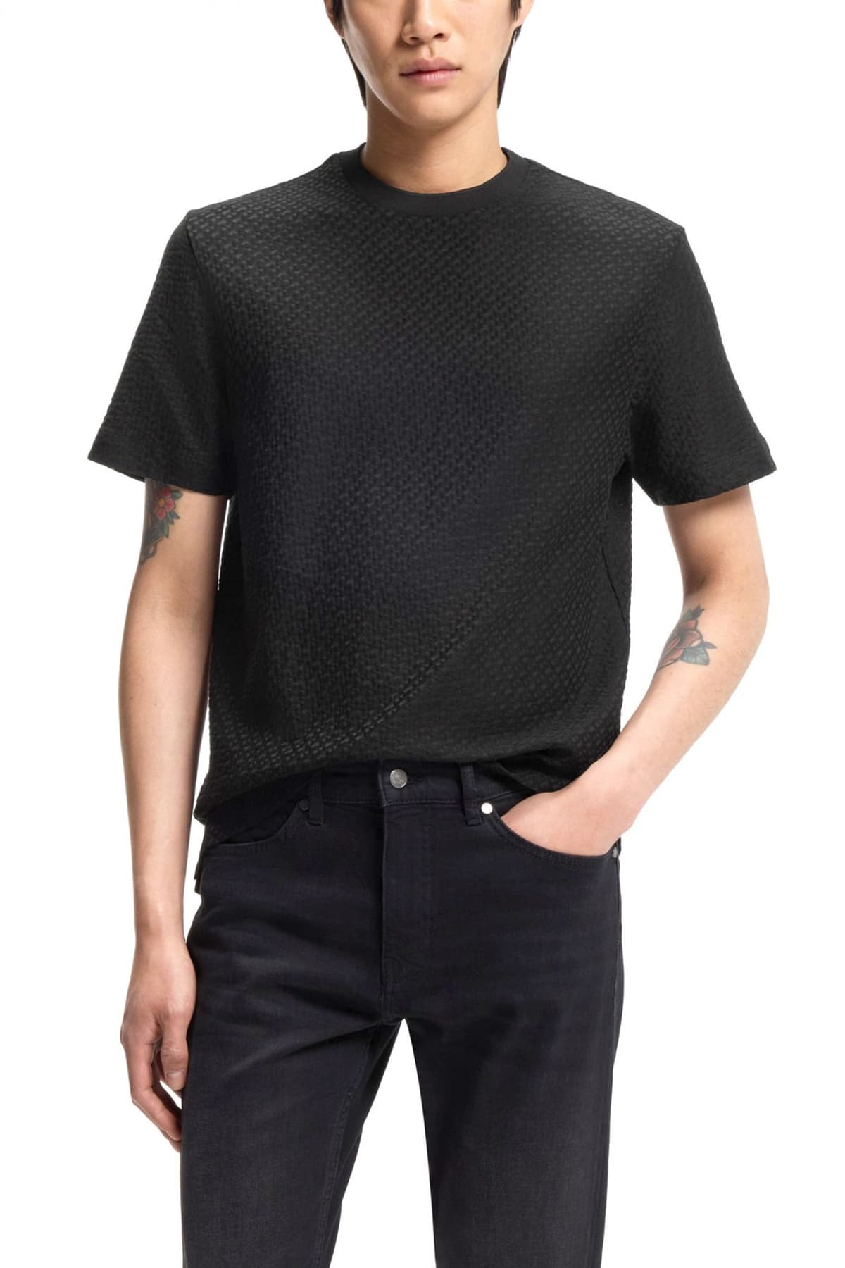 Men's T-Shirts Boss Black