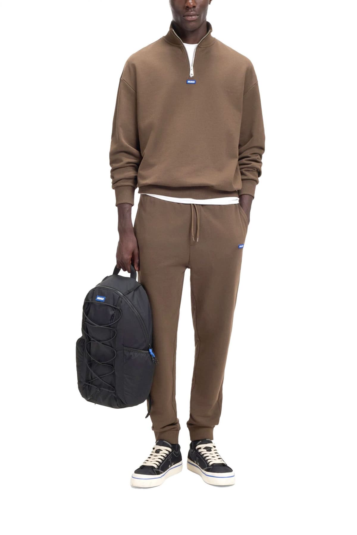 HUGO BLUE ΤΣΑΝΤΑ BACKPACK VYTAL_RROPEBACKPACK ΜΑΥΡΟ