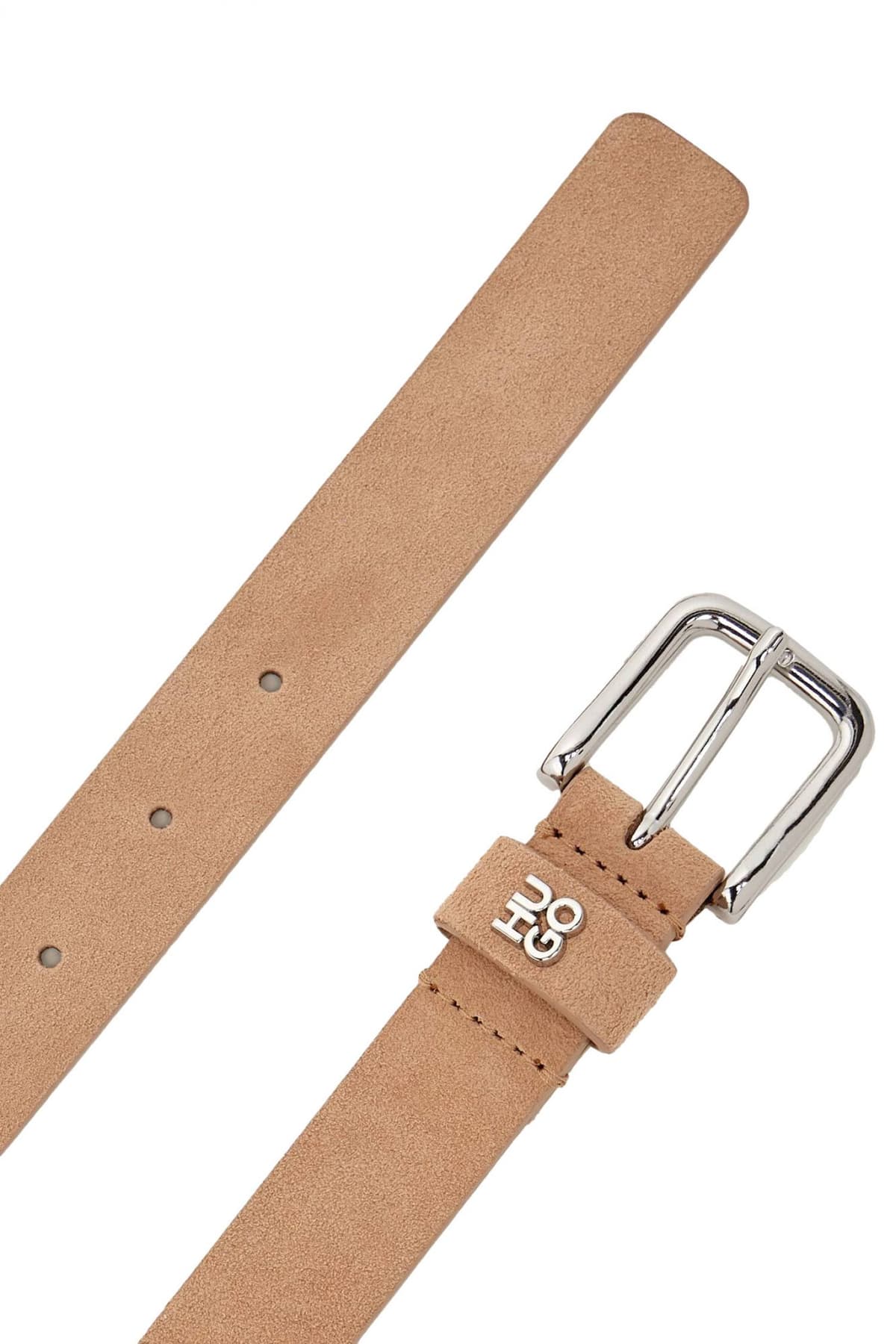 HUGO ΖΩΝΗ TINA_HU-GO-SD_SZ25 ΔΕΡΜΑ LOGO ΜΠΕΖ