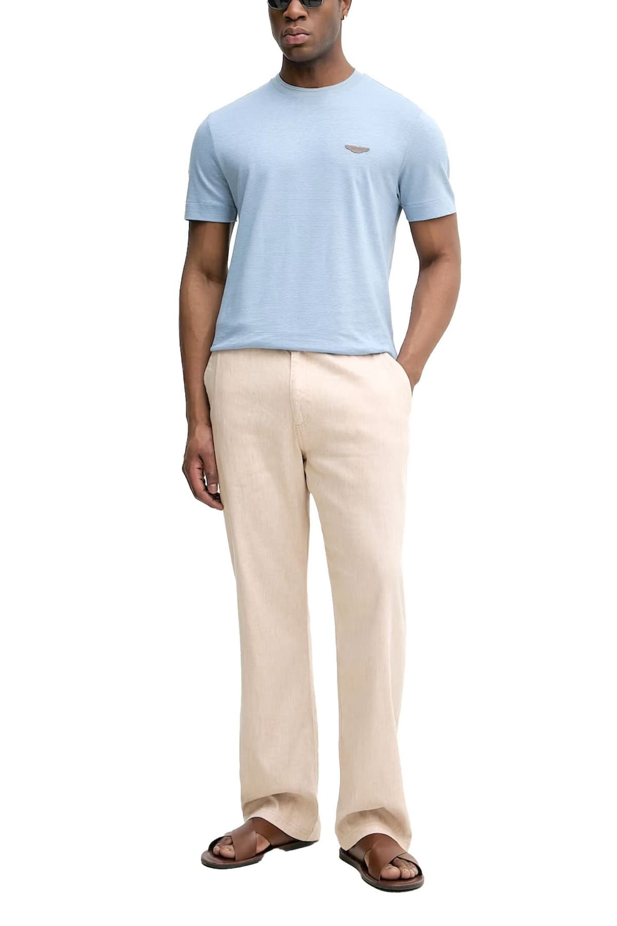 BOSS T-SHIRT C-TAUT 248_AM ΣΙΕΛ