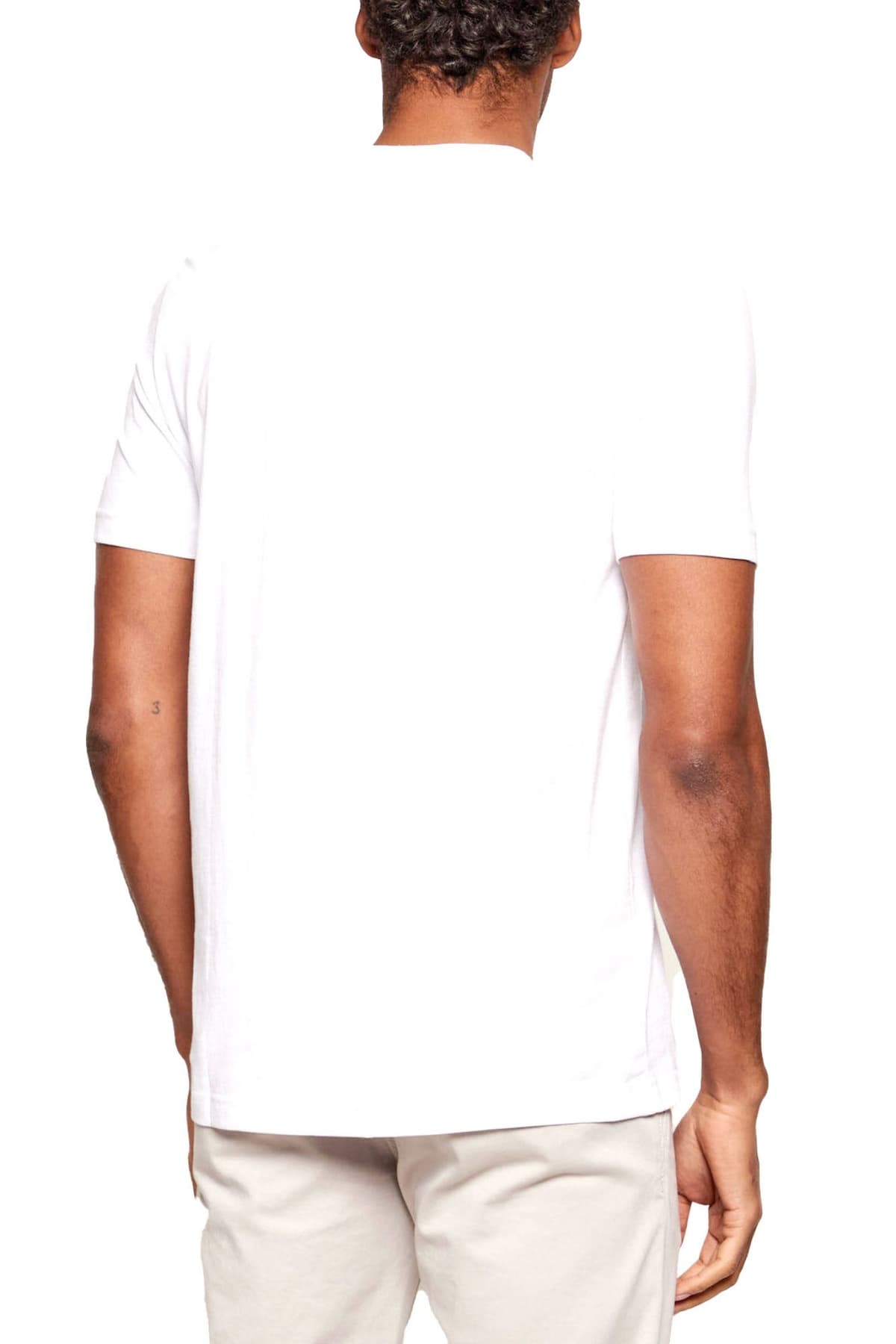 BOSS CASUAL T-SHIRT TE_DOBERBAN ΛΕΥΚΟ