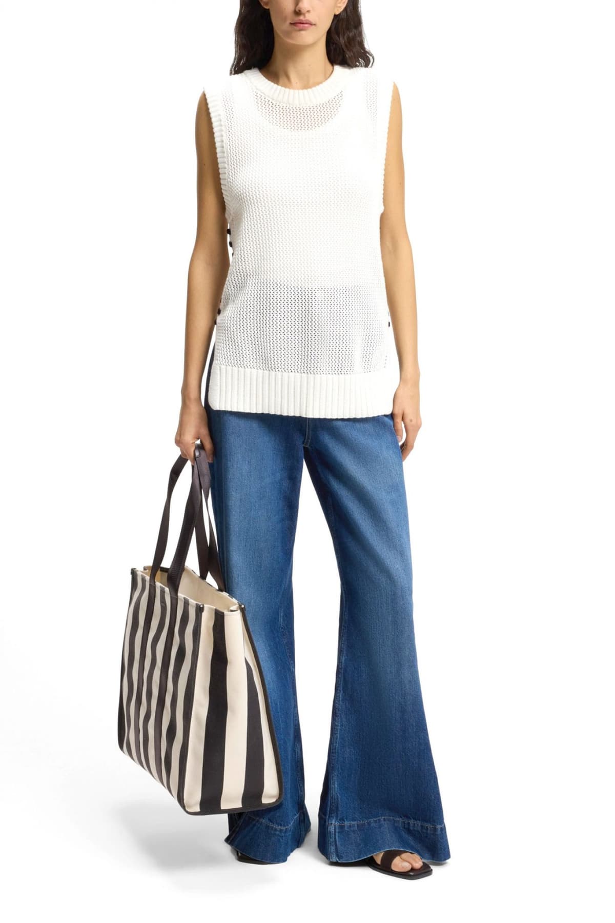 BOSS CASUAL ΠΛΕΚΤΟ TOP C_FAVIGNON ΕΚΡΟΥ