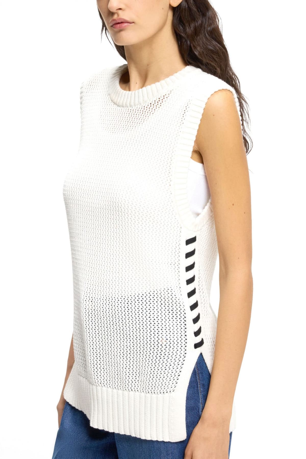 BOSS CASUAL ΠΛΕΚΤΟ TOP C_FAVIGNON ΕΚΡΟΥ