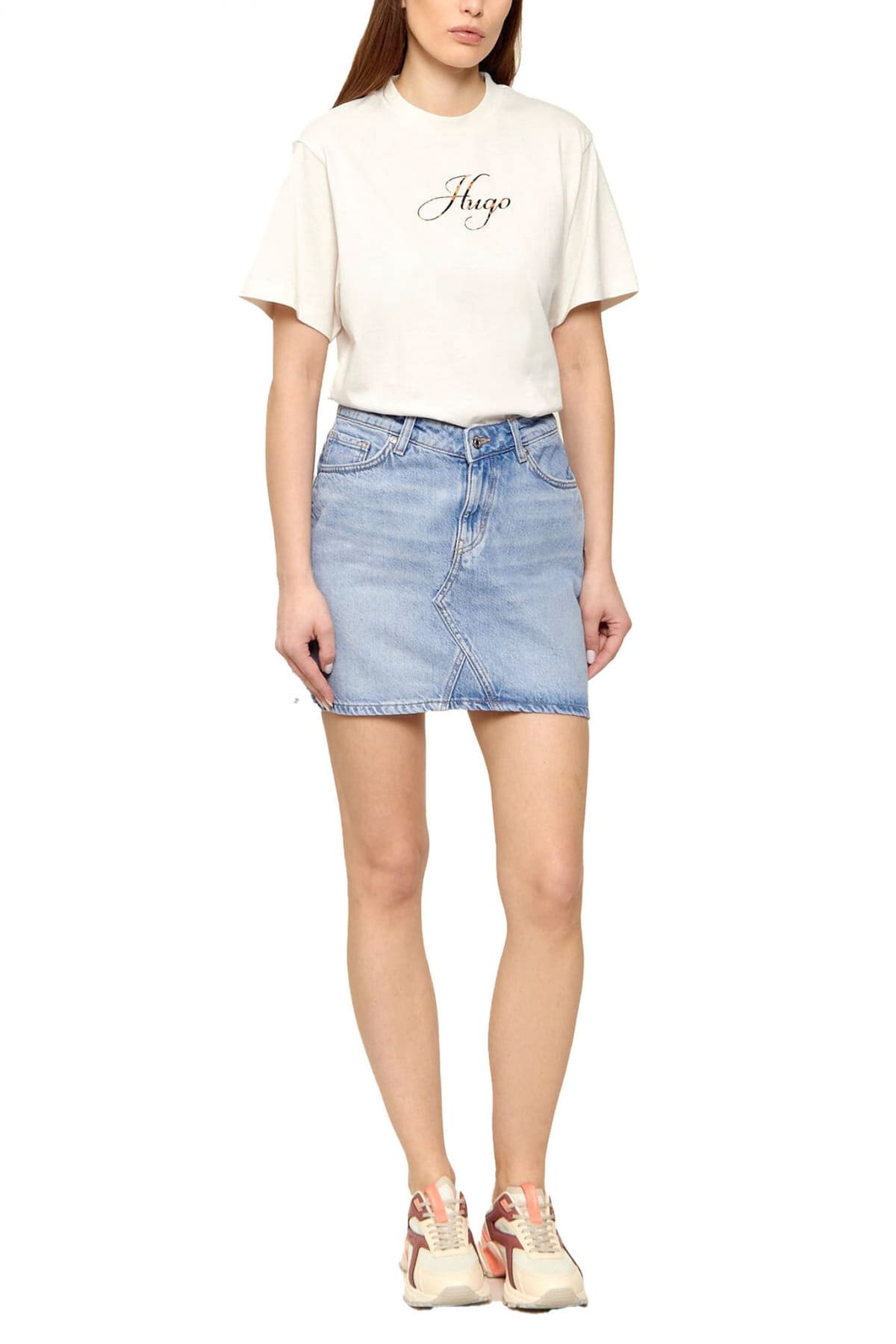 Women's T-Shirts Hugo Ecru