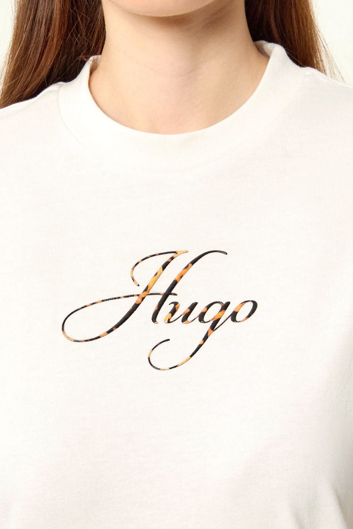 Women's T-Shirts Hugo Ecru
