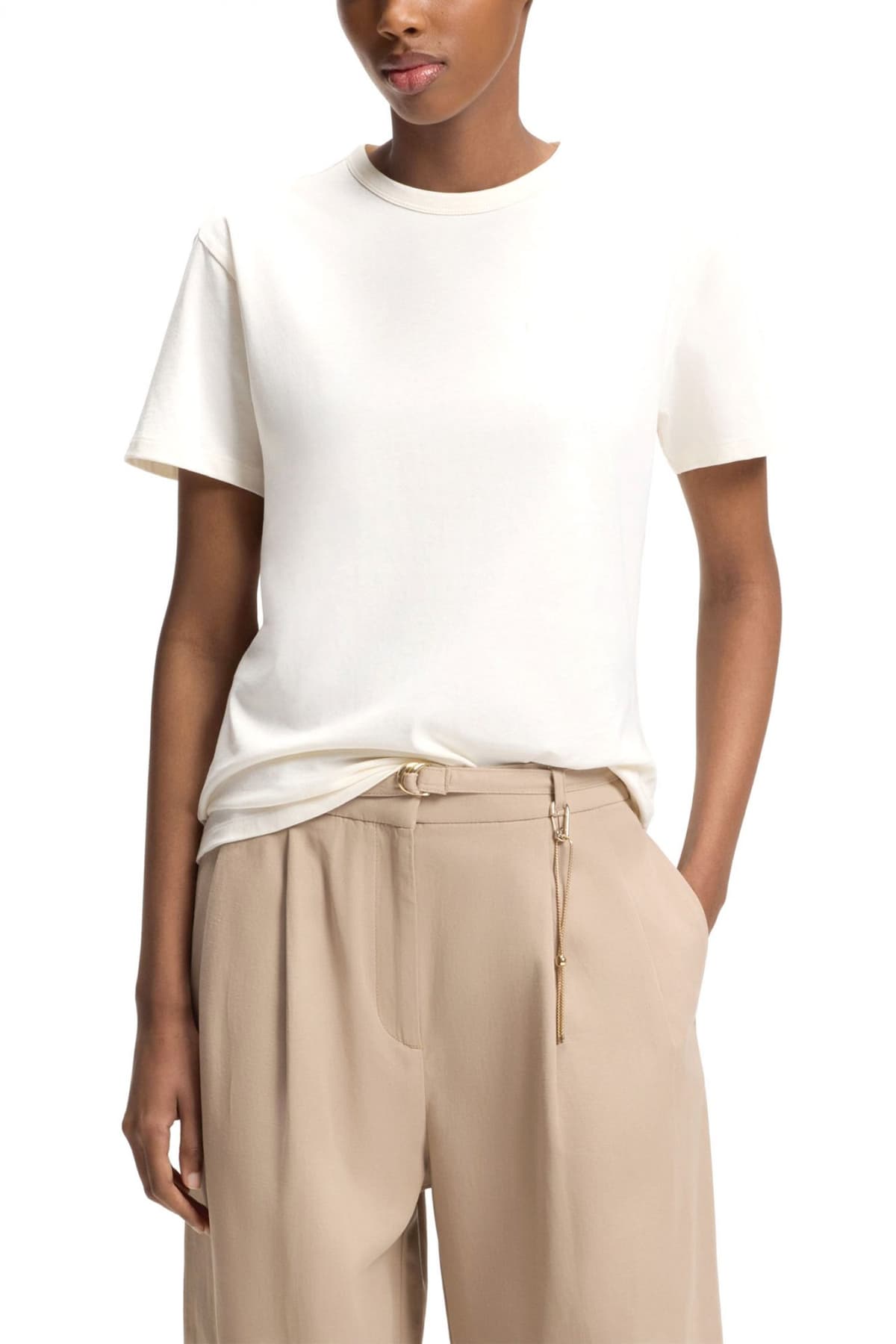 Women's T-Shirts Hugo Ecru