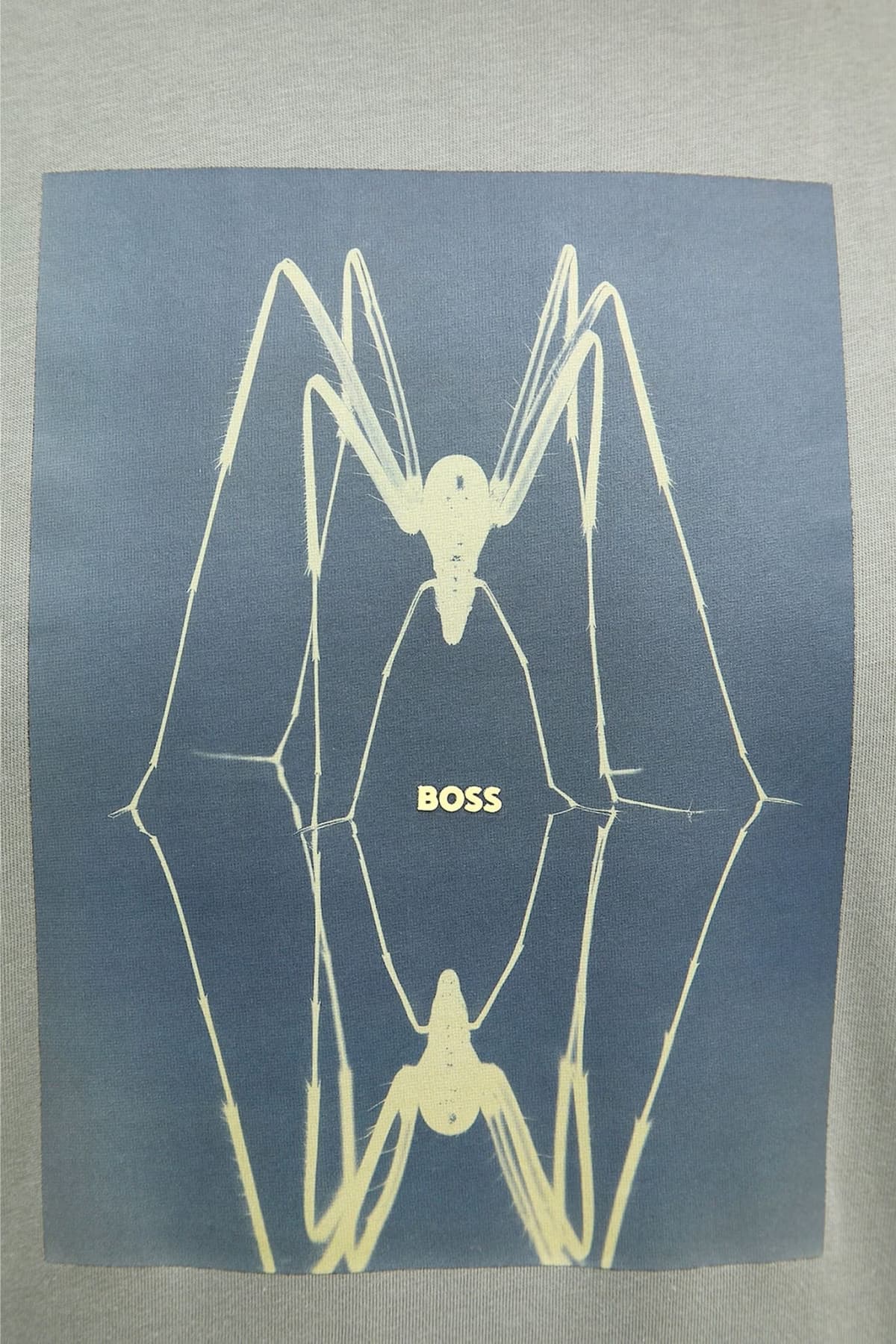 BOSS CASUAL T-SHIRT TE-CREATURE ΓΚΡΙ