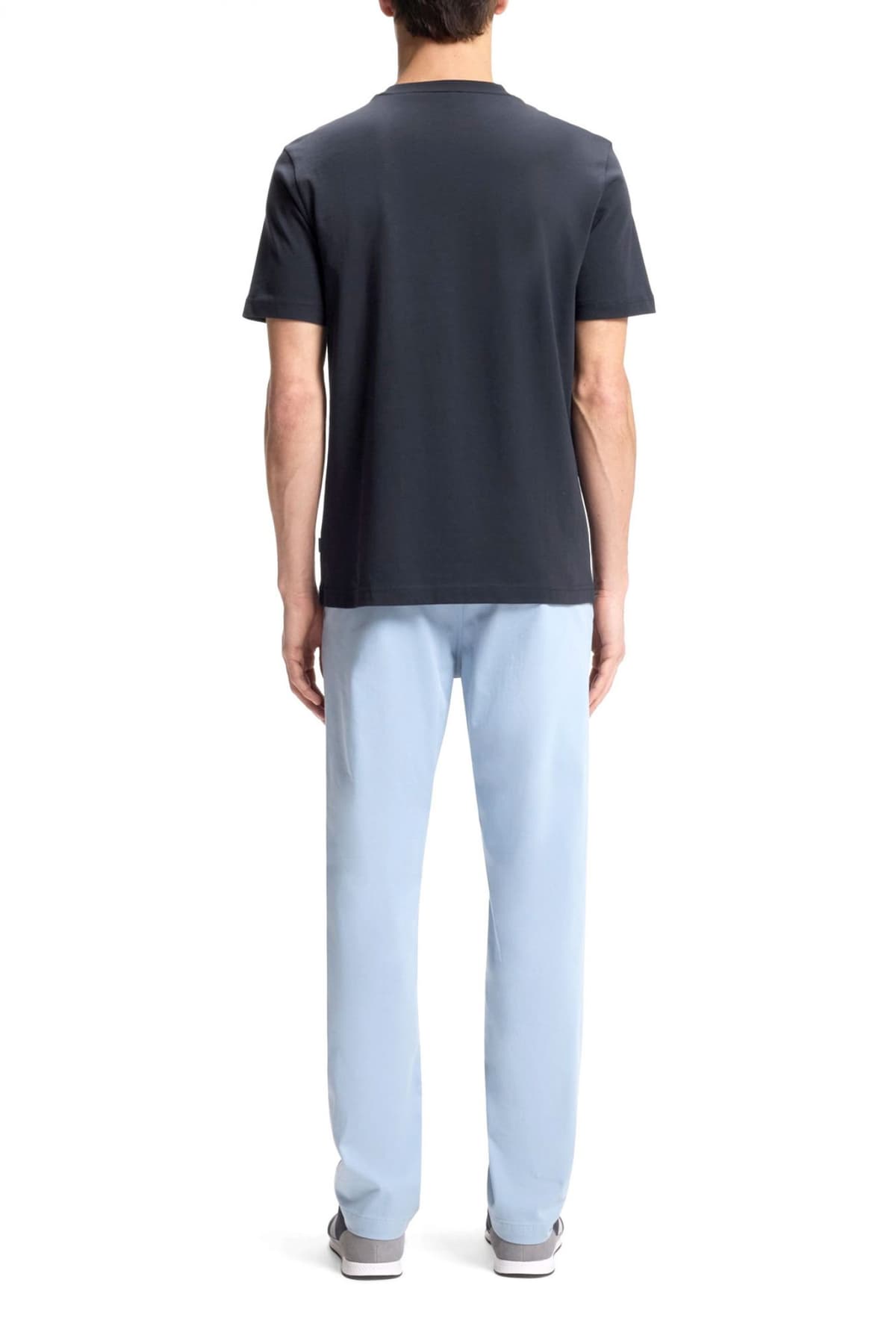 BOSS CASUAL T-SHIRT TE-CREATURE ΜΠΛΕ