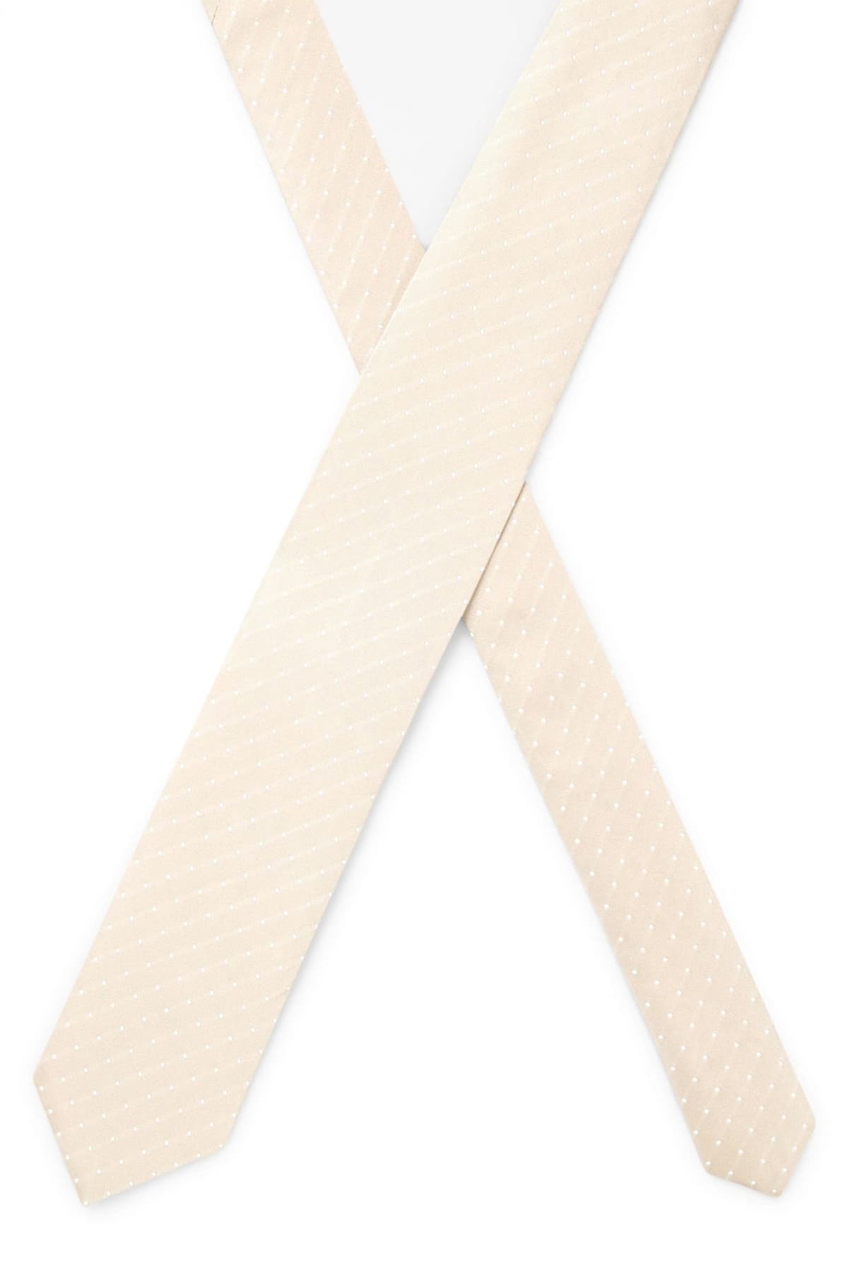 BOSS ΓΡΑΒΑΤΑ ΜΙΚΡΟΣΧΕΔΙΟ H-TIE 7.5CM ΜΠΕΖ