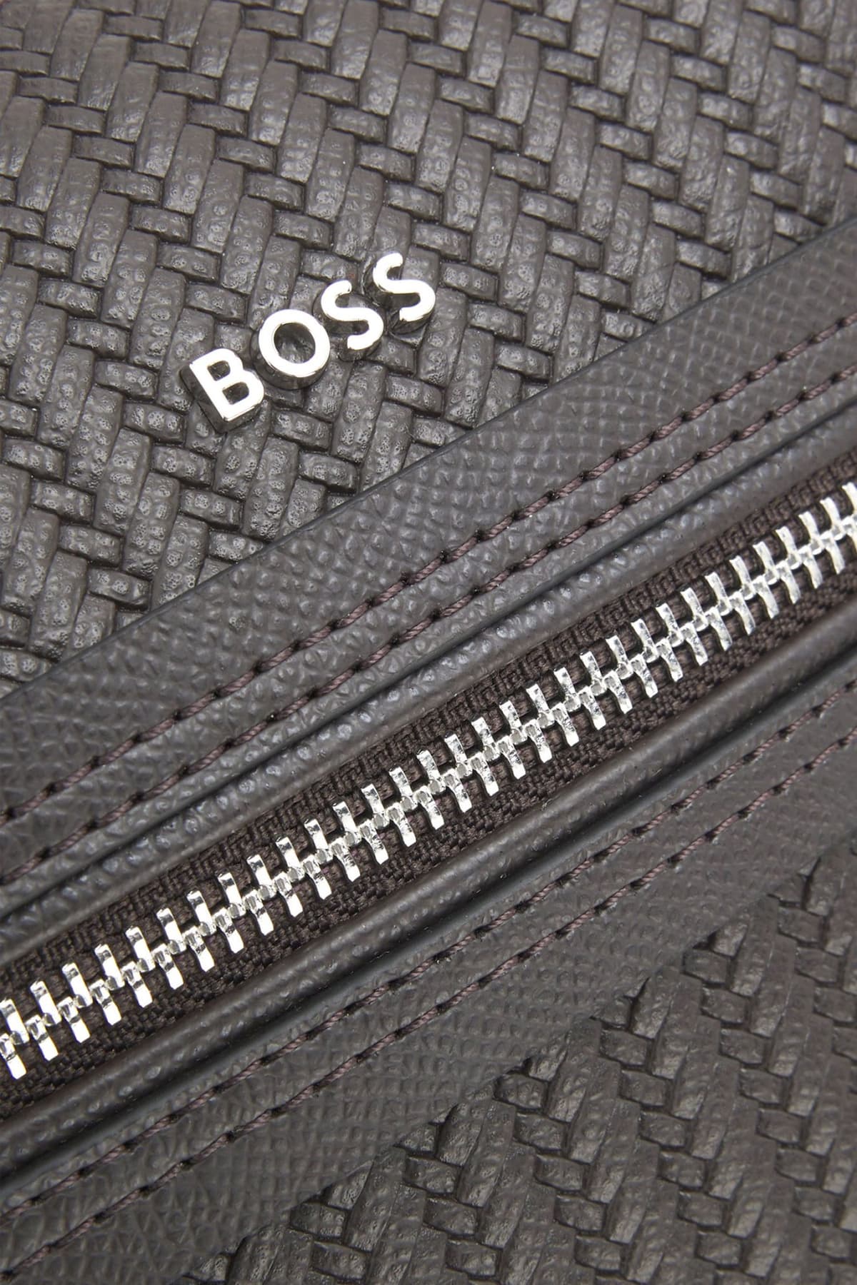 BOSS ΤΣΑΝΤΑΚΙ CROSSBODY SAXTER W NS ZIP ΚΑΦΕ