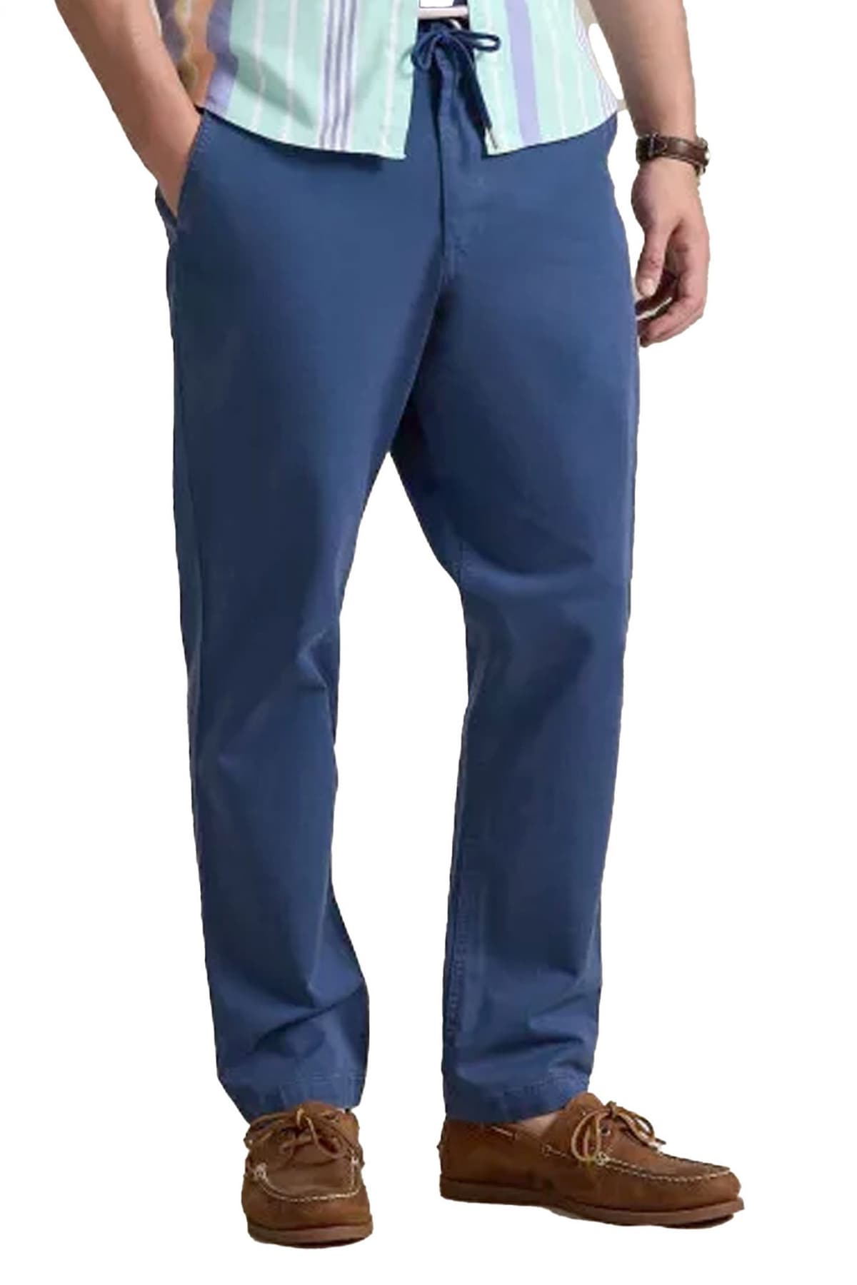 RALPH LAUREN ΠΑΝΤΕΛΟΝΙ CHINO ΛΑΣΤΙΧΟ ΜΕΣΗ CLASSIC FIT PREPSTER STRETCH ΡΑΦ ΜΠΛΕ