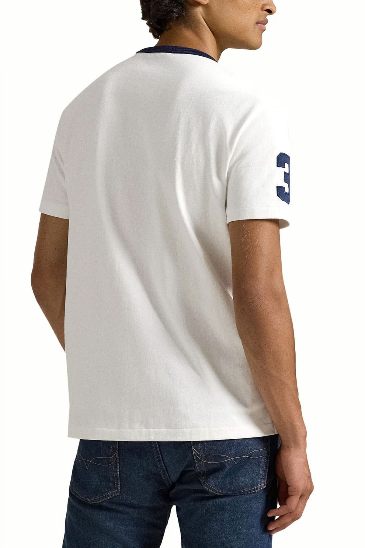 RALPH LAUREN T-SHIRT CLASSIC FIT BIG PONY LOGO ΛΕΥΚΟ-ΜΠΛΕ