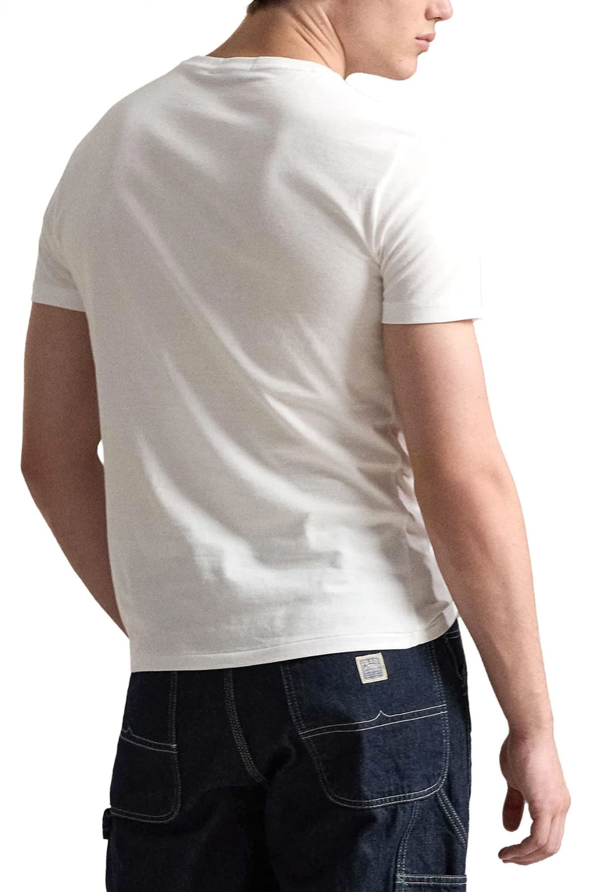 RALPH LAUREN T-SHIRT LOGO BEAR ΛΕΥΚΟ