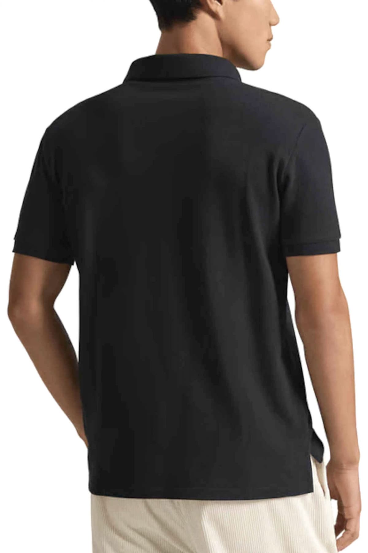 RALPH LAUREN POLO CUSTOM SLIM FIT ΜΑΥΡΟ