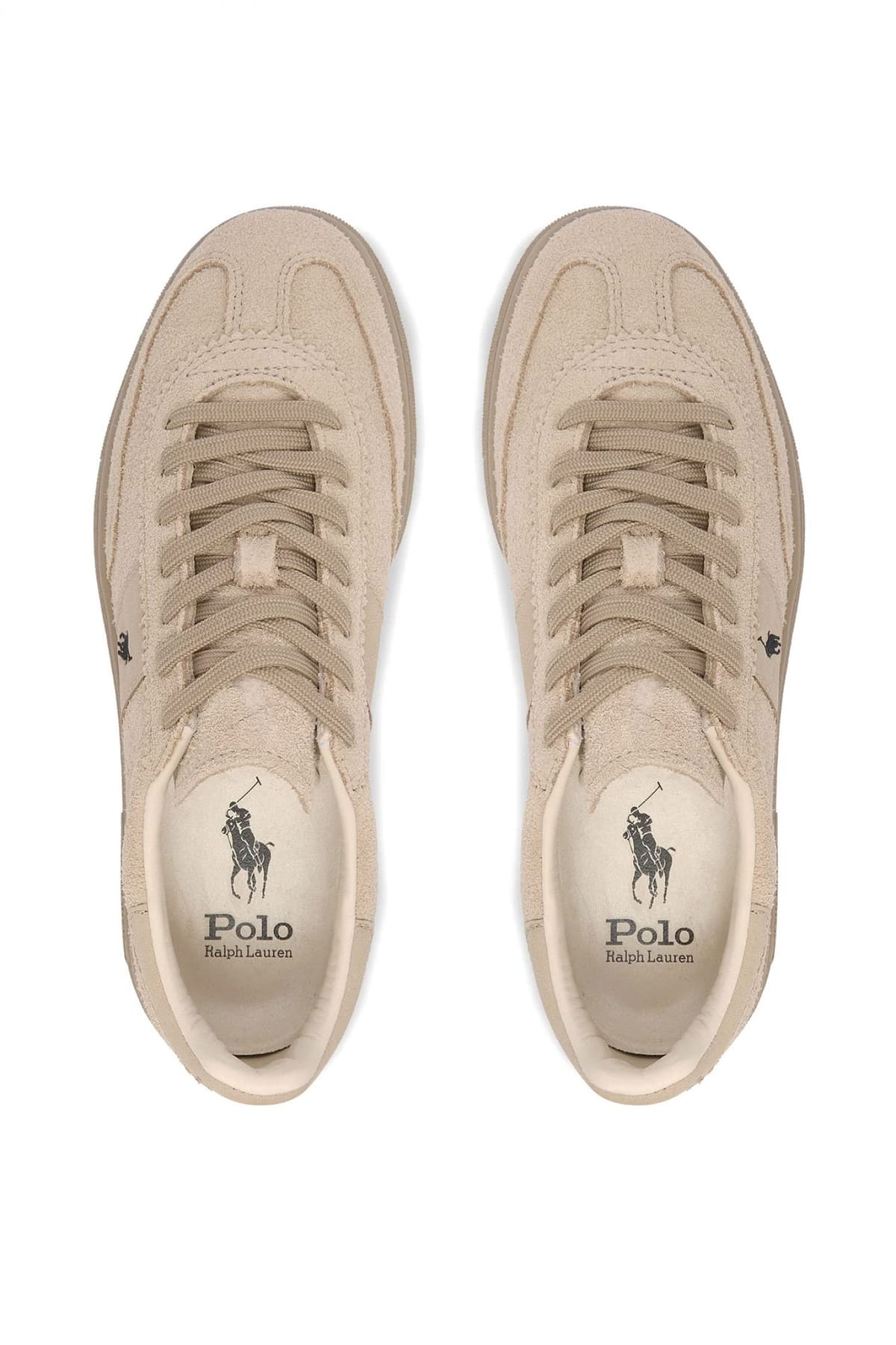 RALPH LAUREN ΠΑΠΟΥΤΣΙΑ SNEAKERS BEDFORD PP-SK-LTL MILKSHAKE ΜΠΕΖ