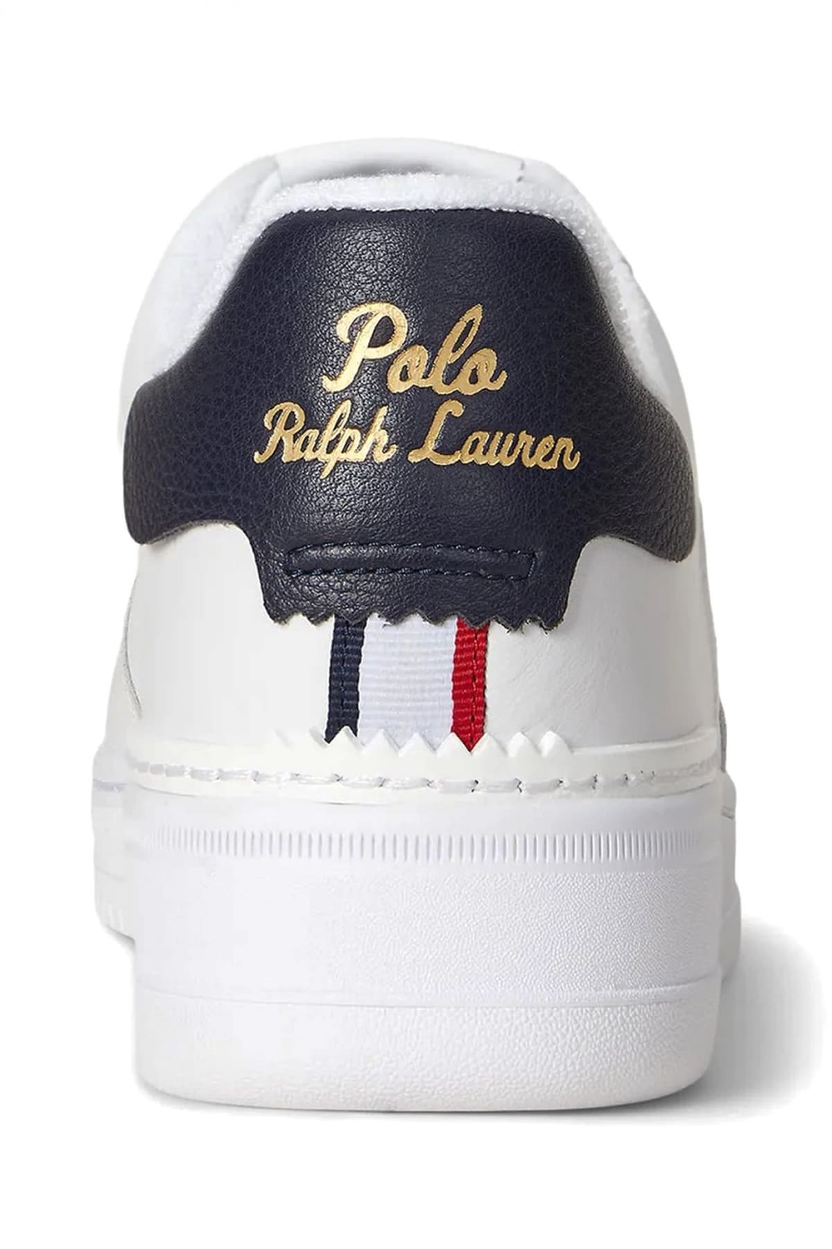 RALPH LAUREN ΠΑΠΟΥΤΣΙΑ SNEAKERS MASTR CT RIB-SK-LTL ΛΕΥΚΟ-ΜΠΛΕ