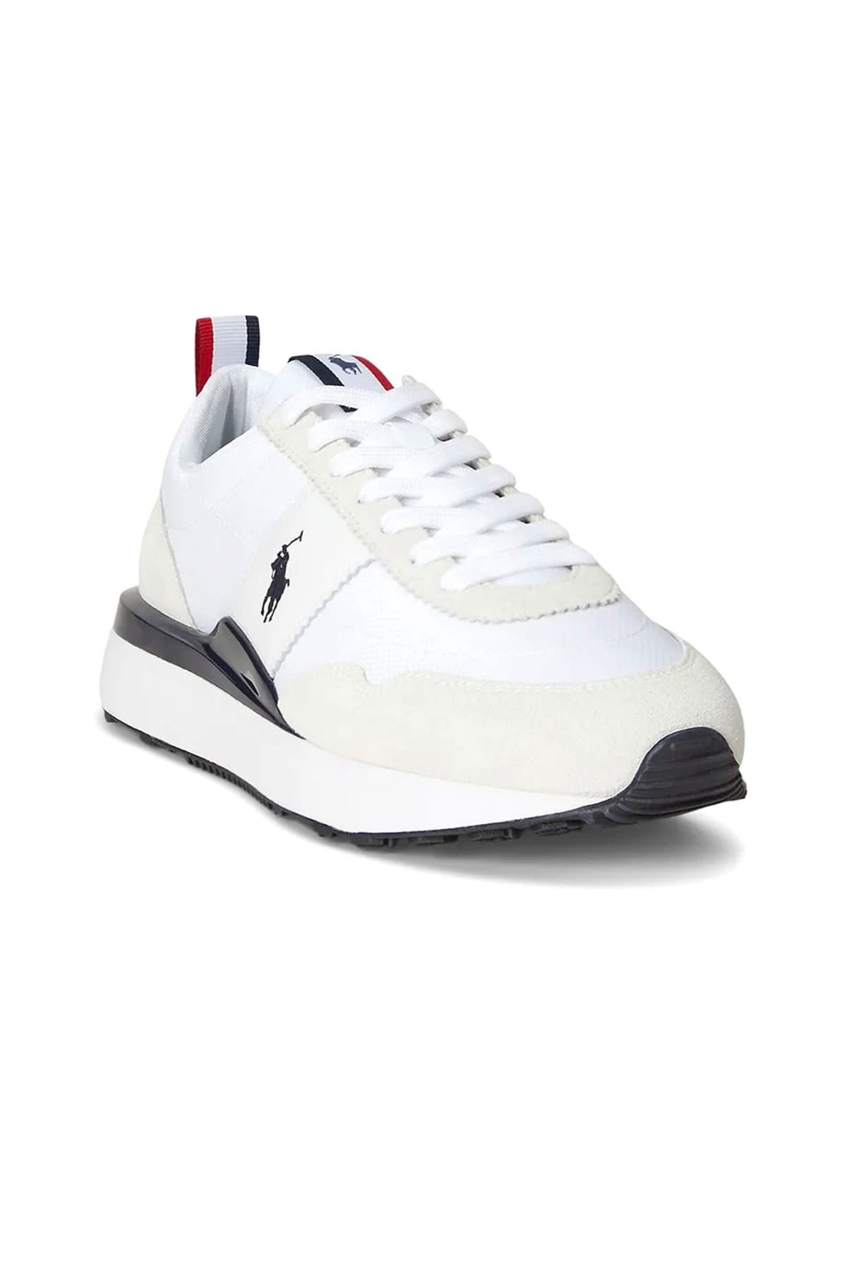 RALPH LAUREN ΠΑΠΟΥΤΣΙΑ SNEAKERS TRAIN 89 RIB-SK-LTL TRPL ΛΕΥΚΟ-ΜΠΛΕ