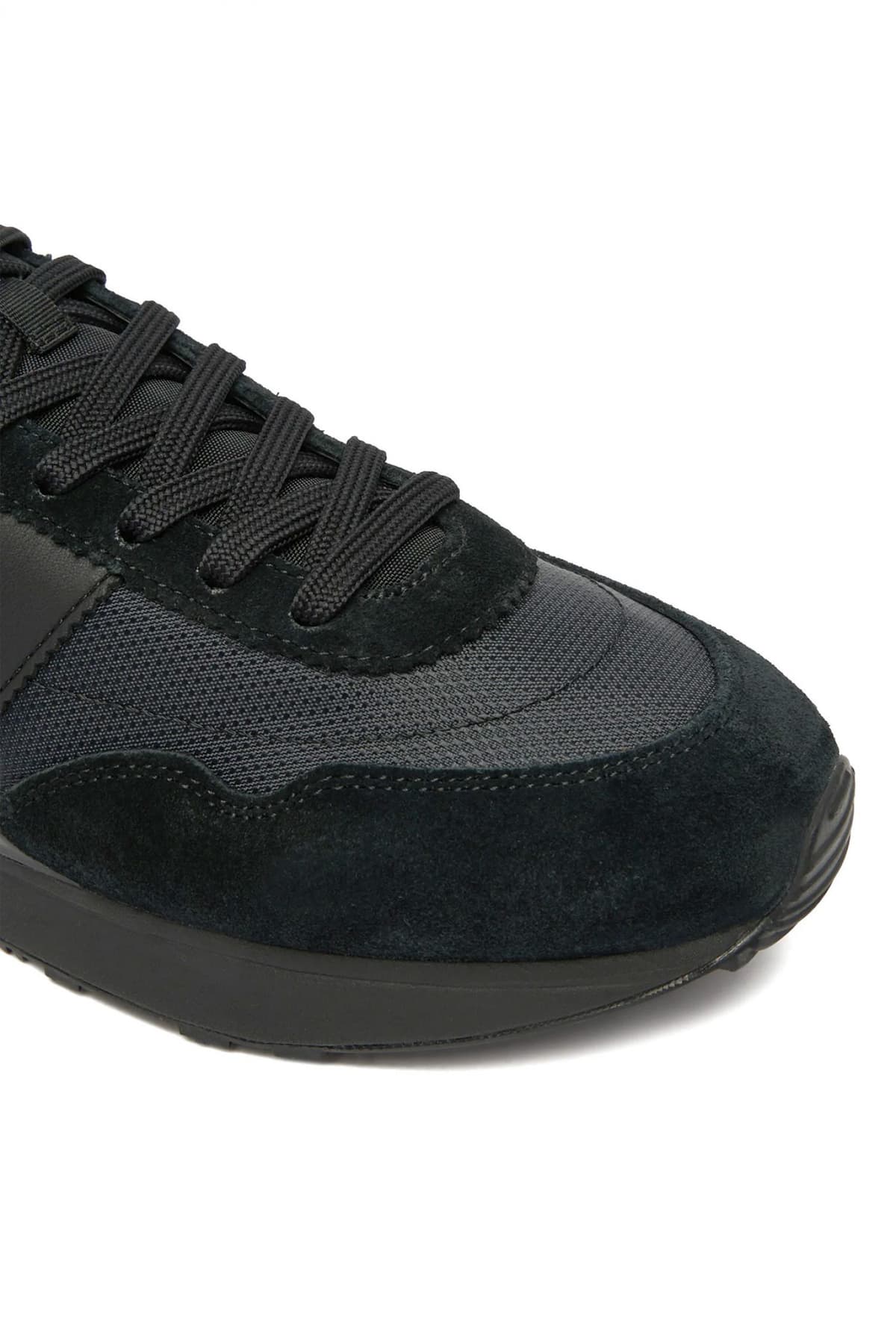 RALPH LAUREN ΠΑΠΟΥΤΣΙΑ SNEAKERS TRAIN 89 RIB-SK-LTL TRPL ΜΑΥΡΟ-ΚΟΚΚΙΝΟ