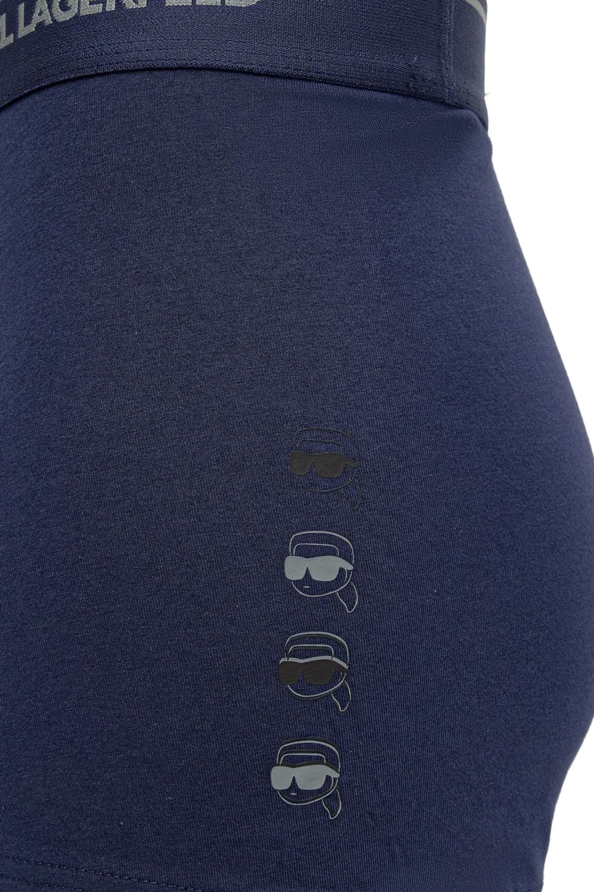 KARL LAGERFELD ΕΣΩΡΟΥΧΑ 3P IKON FUSHION TRUNK ΜΠΛΕ