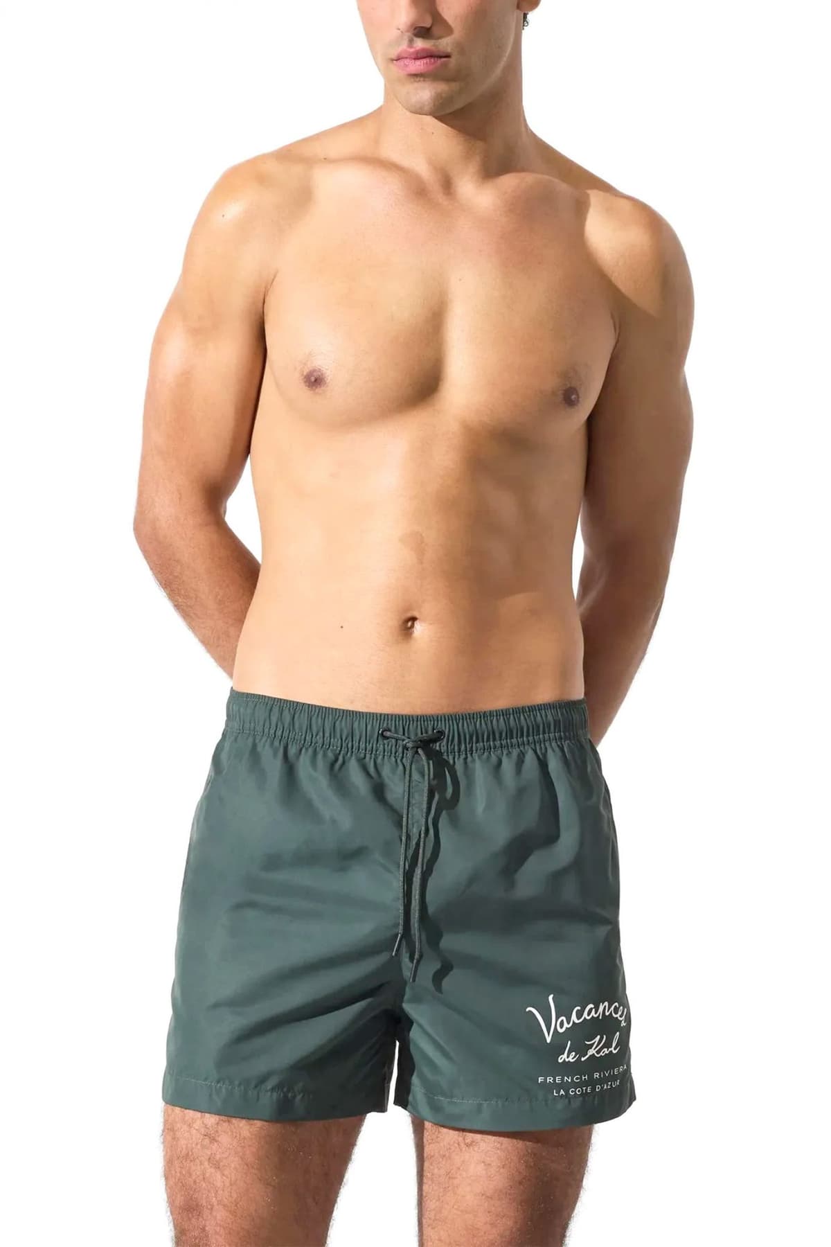 KARL LAGERFELD ΜΑΓΙΩ VACANCES SHORT BOARDSHORT ΧΑΚΙ