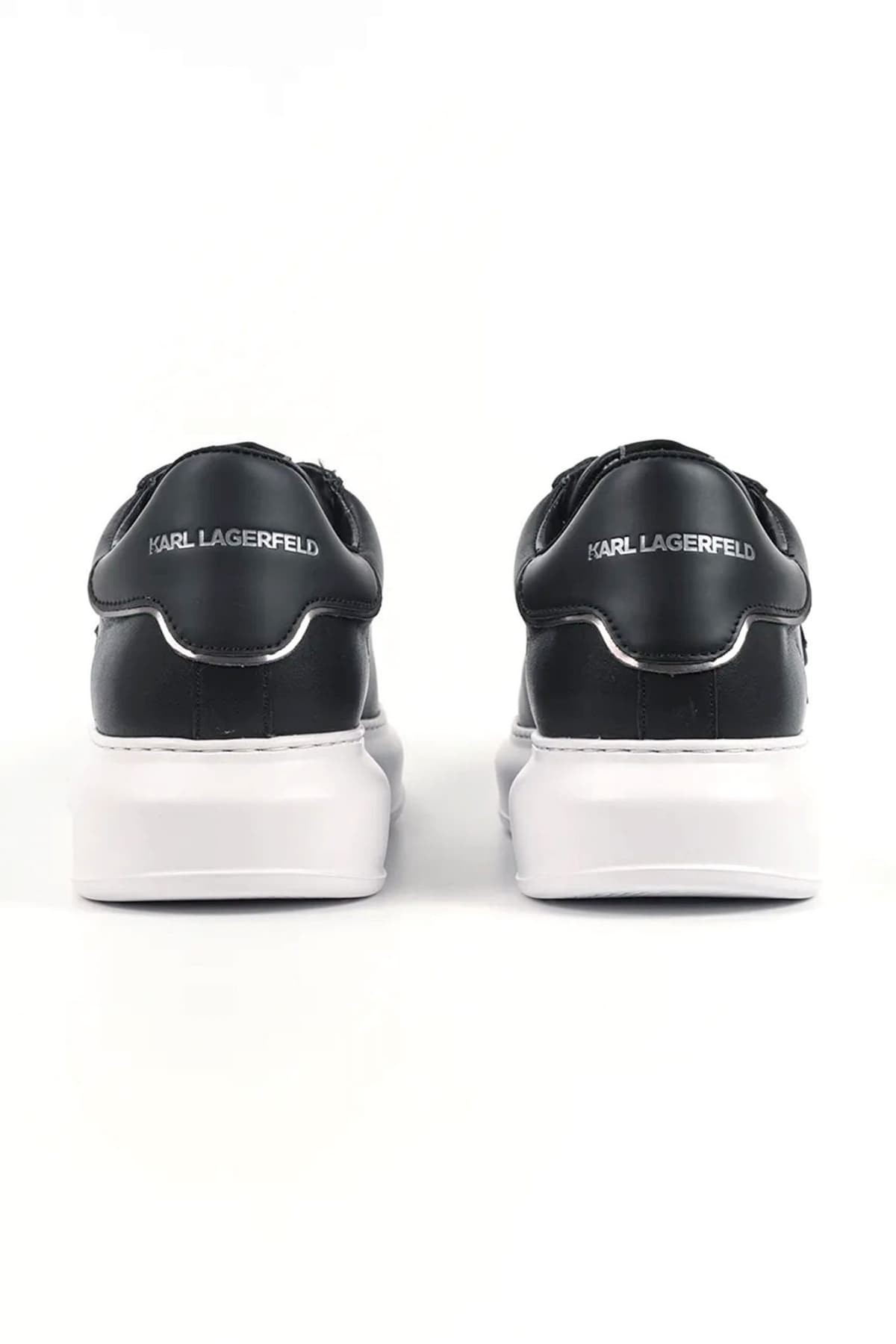 KARL LAGERFELD ΠΑΠΟΥΤΣΙΑ SNEAKERS KAPRI NFT RELIEF LO ΜΑΥΡΟ