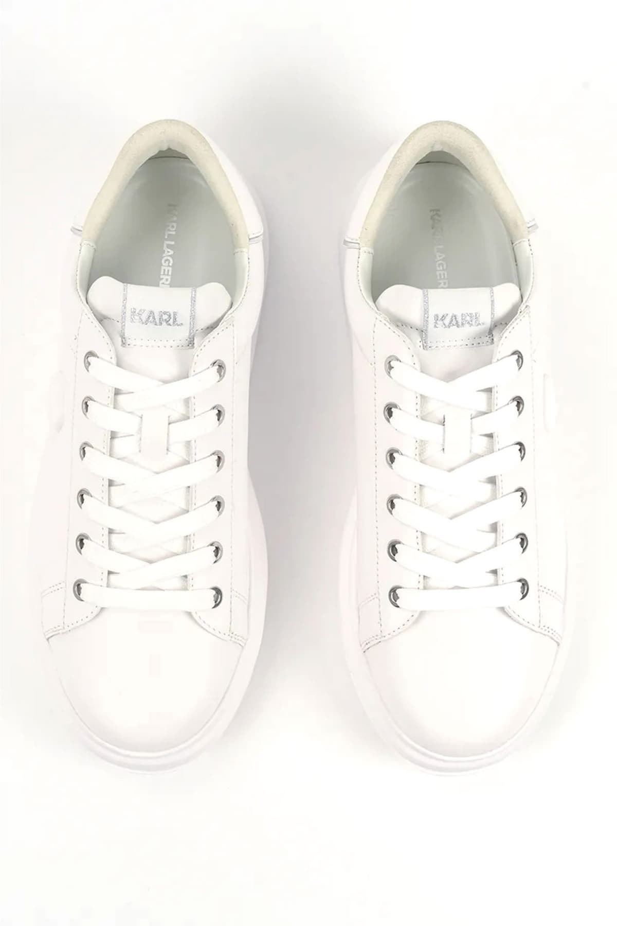 KARL LAGERFELD ΠΑΠΟΥΤΣΙΑ SNEAKERS KAPRI NFT RELIEF LO ΛΕΥΚΟ