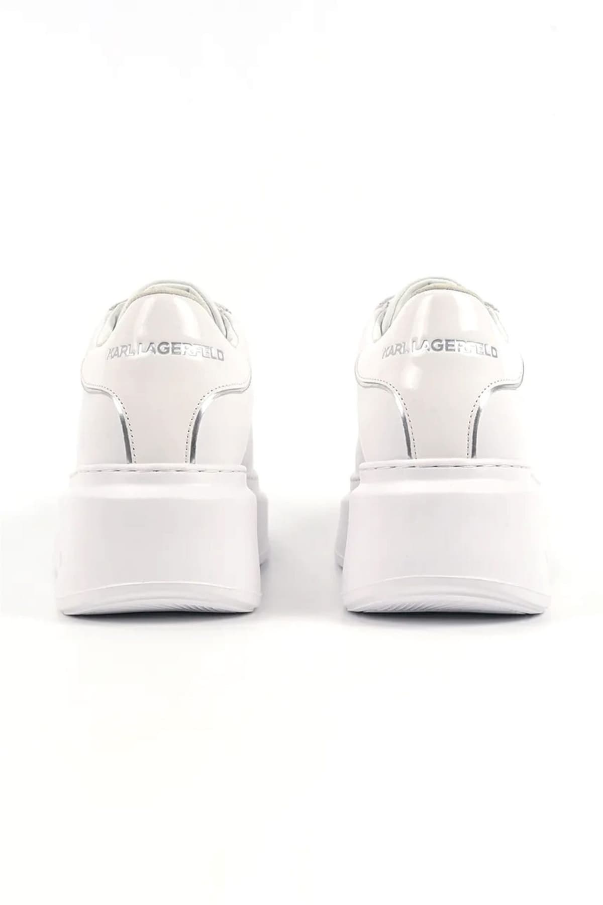 KARL LAGERFELD ΠΑΠΟΥΤΣΙΑ SNEAKERS ΑΝΑΚΑPRI LOGO ΛΕΥΚΟ