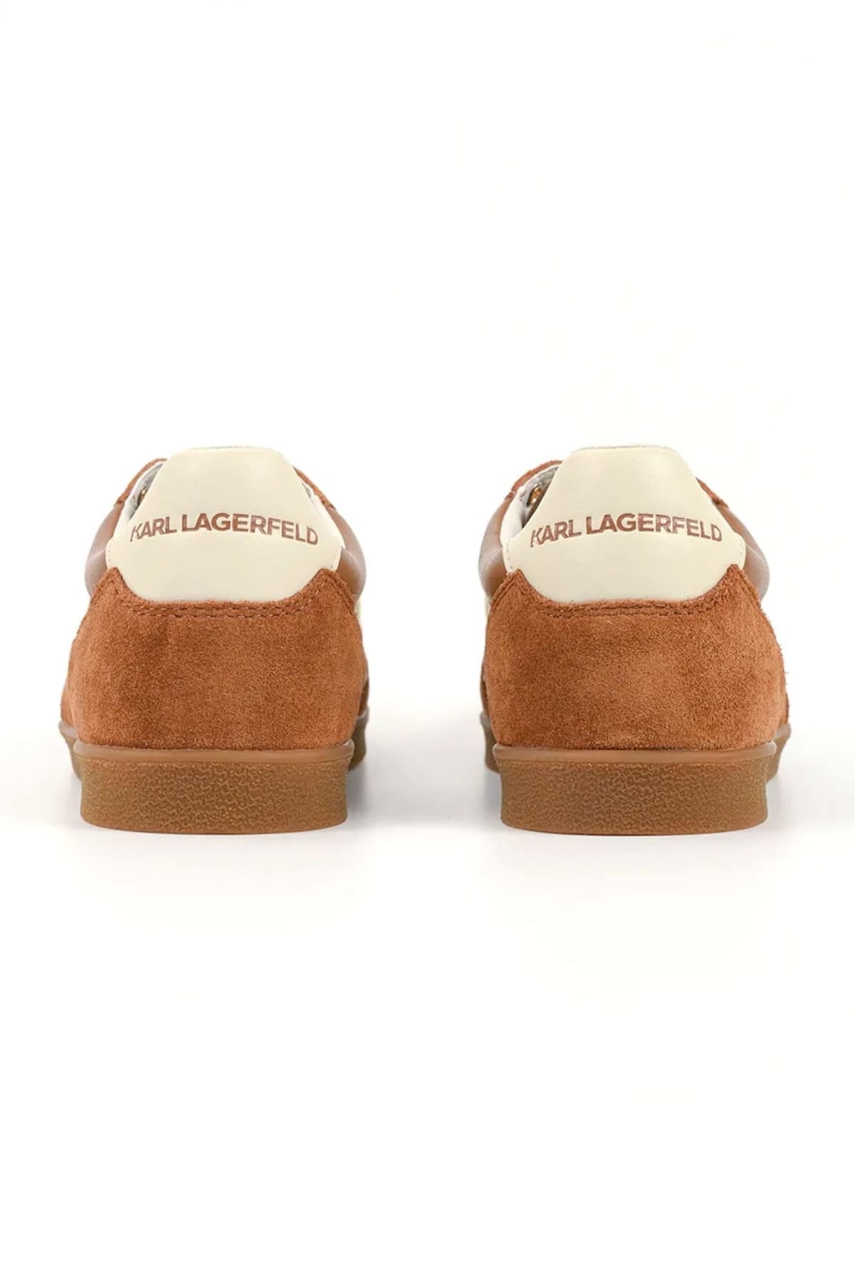 KARL LAGERFELD ΠΑΠΟΥΤΣΙΑ SNEAKERS KANDIDATE LO LACE ΔΕΡΜΑ/ΣΟΥΕΤ LOGO ΤΑΜΠΑ/ΛΕΥΚΟ