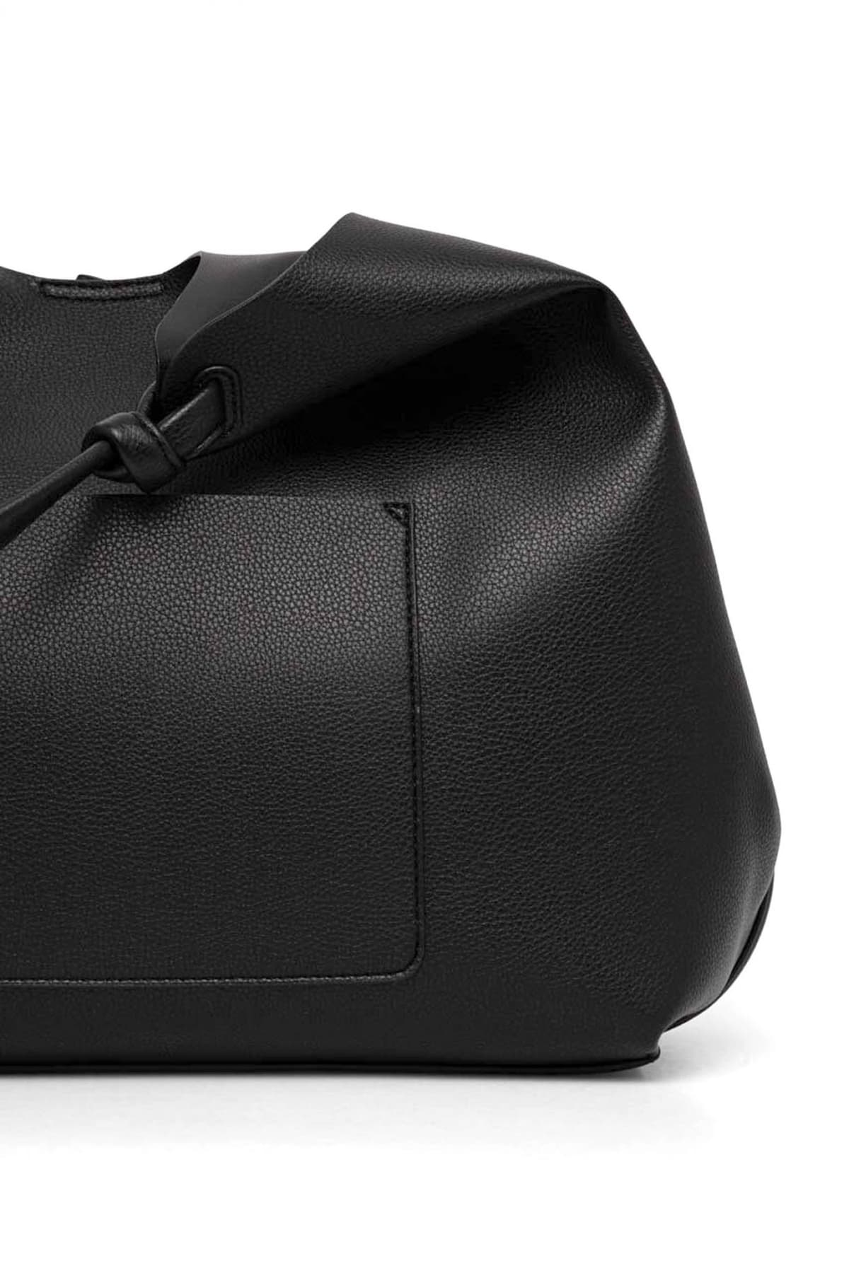 DKNY ΤΣΑΝΤΑ ΩΜΟΥ PAULA LG TO E ΕΠΙΠΡΟΣΘΕΤΟ ΤΣΑΝΤΑΚΙ LOGO ΜΑΥΡΟ