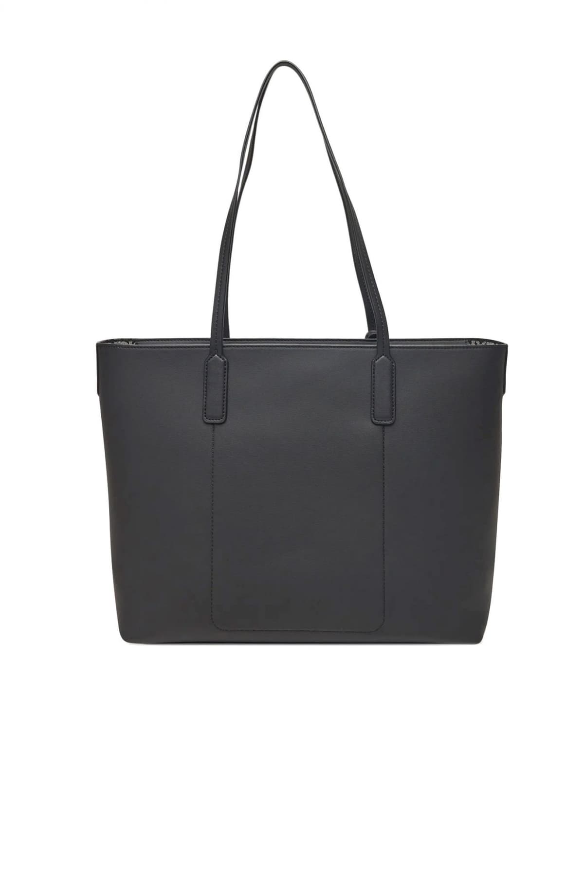 DKNY ΤΣΑΝΤΑ ΩΜΟΥ SAIGE EW TZ TOTE ΕΠΙΠΡΟΣΘΕΤΟ ΤΣΑΝΤΑΚΙ LOGO ΜΑΥΡΟ