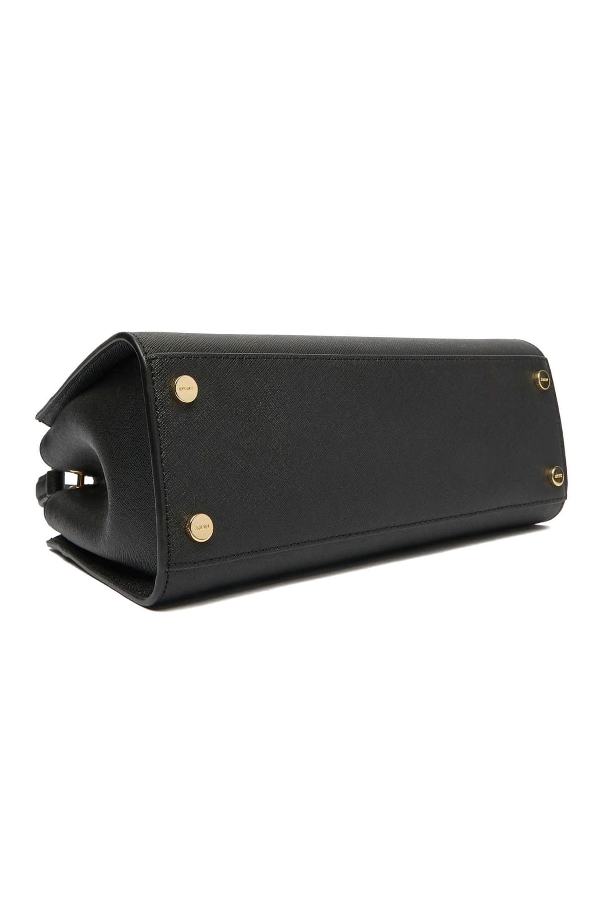 DKNY ΤΣΑΝΤΑ ΧΕΙΡΟΣ/CROSSBODY FOSTER MD SATCHEL ΔΕΡΜΑ LOGO ΜΑΥΡΟ