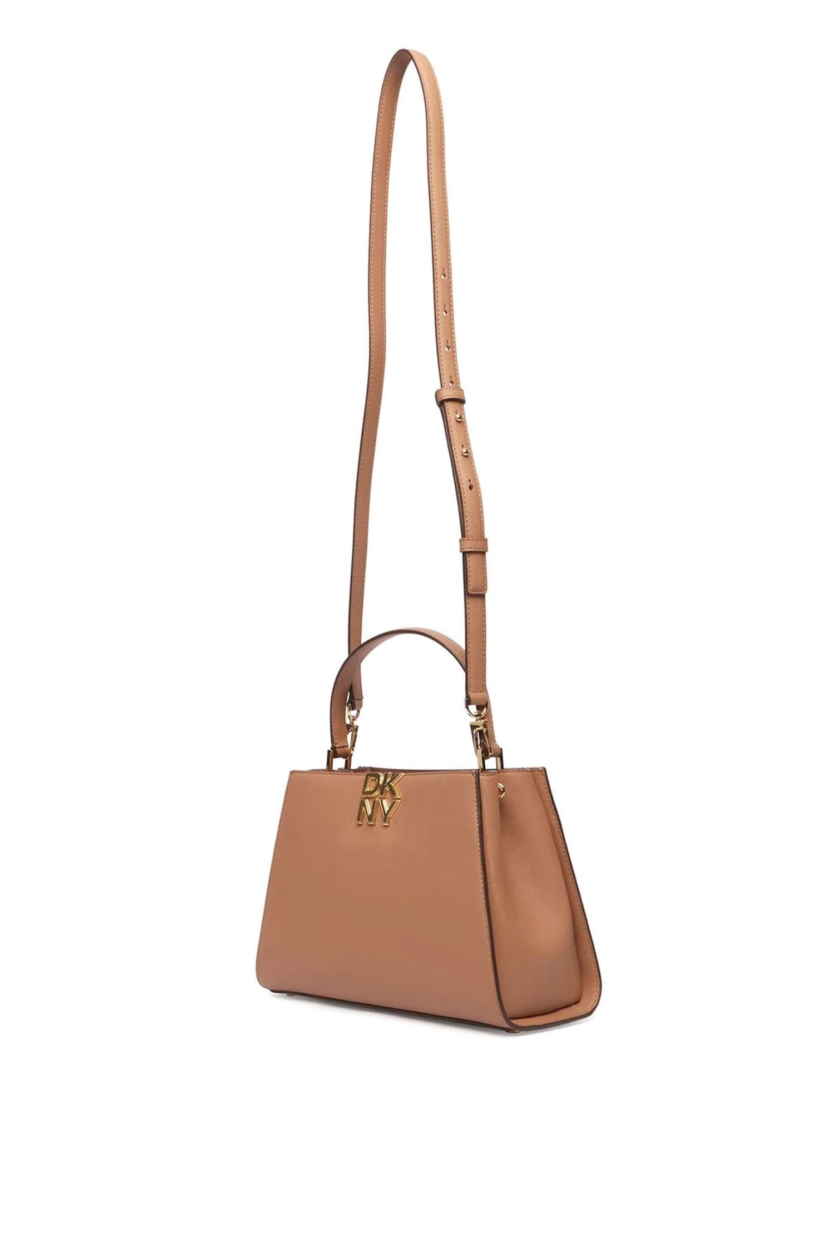 DKNY ΤΣΑΝΤΑ ΧΕΙΡΟΣ/CROSSBODY FOSTER SATCHEL ΔΕΡΜΑ LOGO ΤΑΜΠΑ