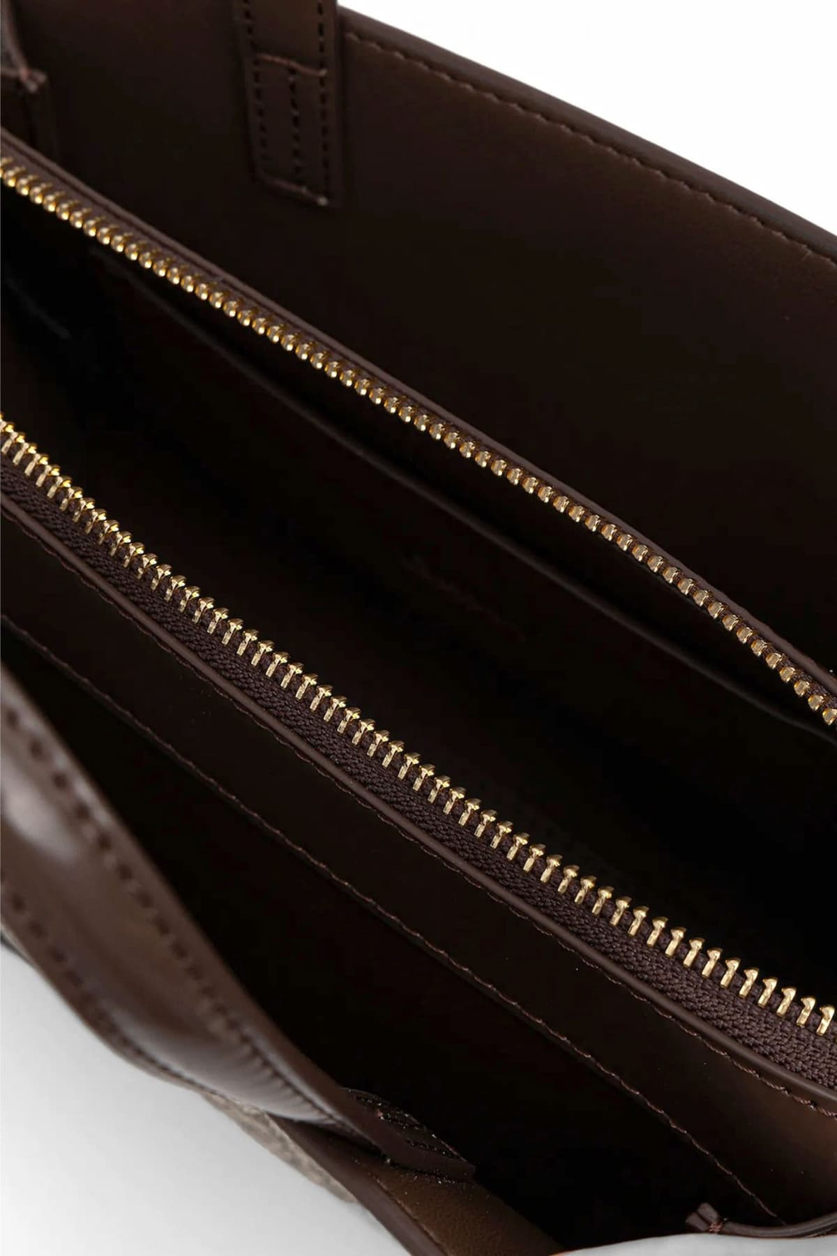 DKNY ΤΣΑΝΤΑ ΧΕΙΡΟΣ/CROSSBODY AVRIL SM SATCHEL ALL OVER LOGO ΚΑΦΕ