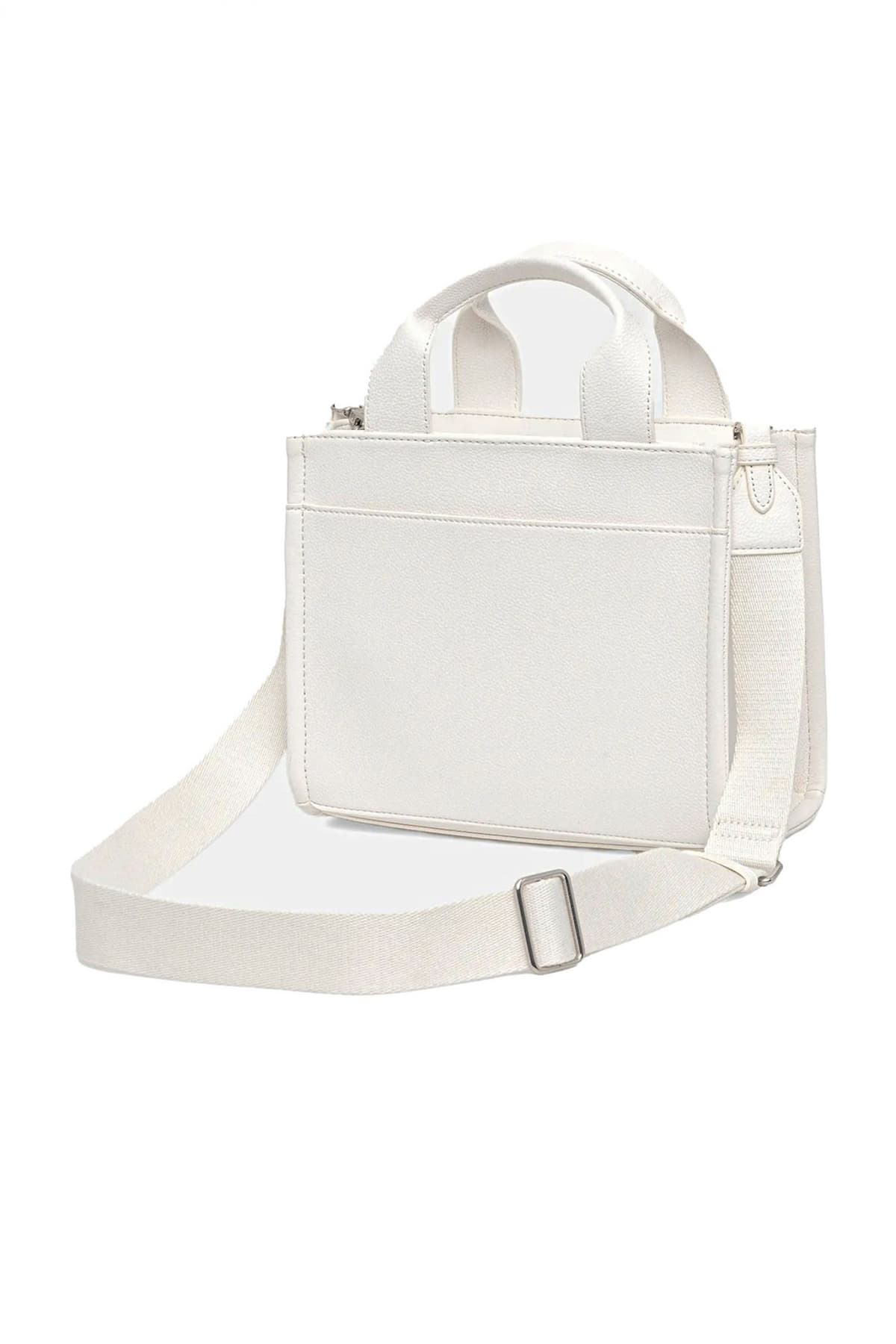 DKNY ΤΣΑΝΤΑ ΧΕΙΡΟΣ/CROSSBODY ΕΠΙΠΡΟΣΘΕΤΟ ΤΣΑΝΤΑΚΙ HADLEE SM TOTE LOGO ΛΕΥΚΟ