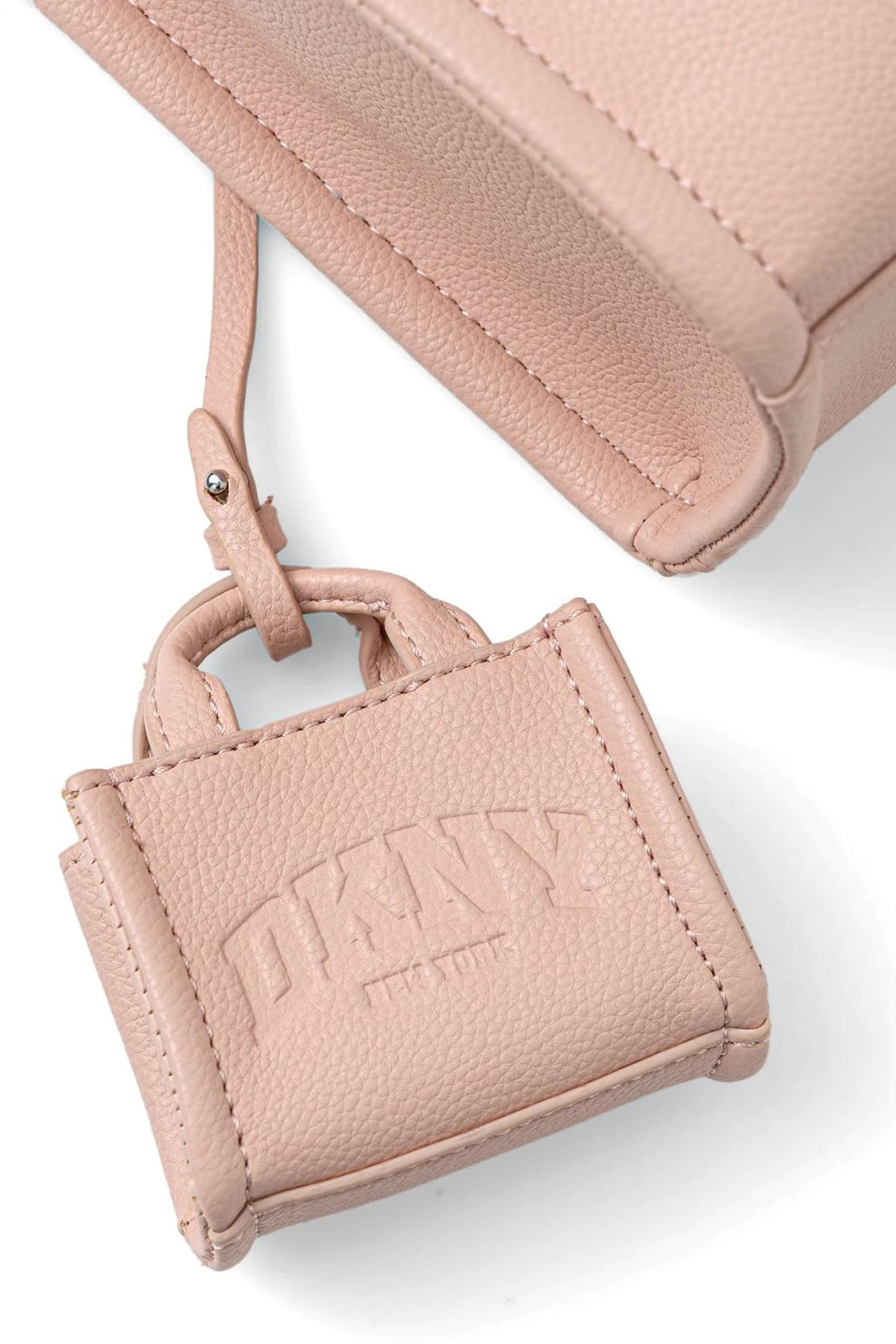DKNY ΤΣΑΝΤΑ ΧΕΙΡΟΣ/CROSSBODY HADLEE SM TOTE LOGO ΡΟΖ