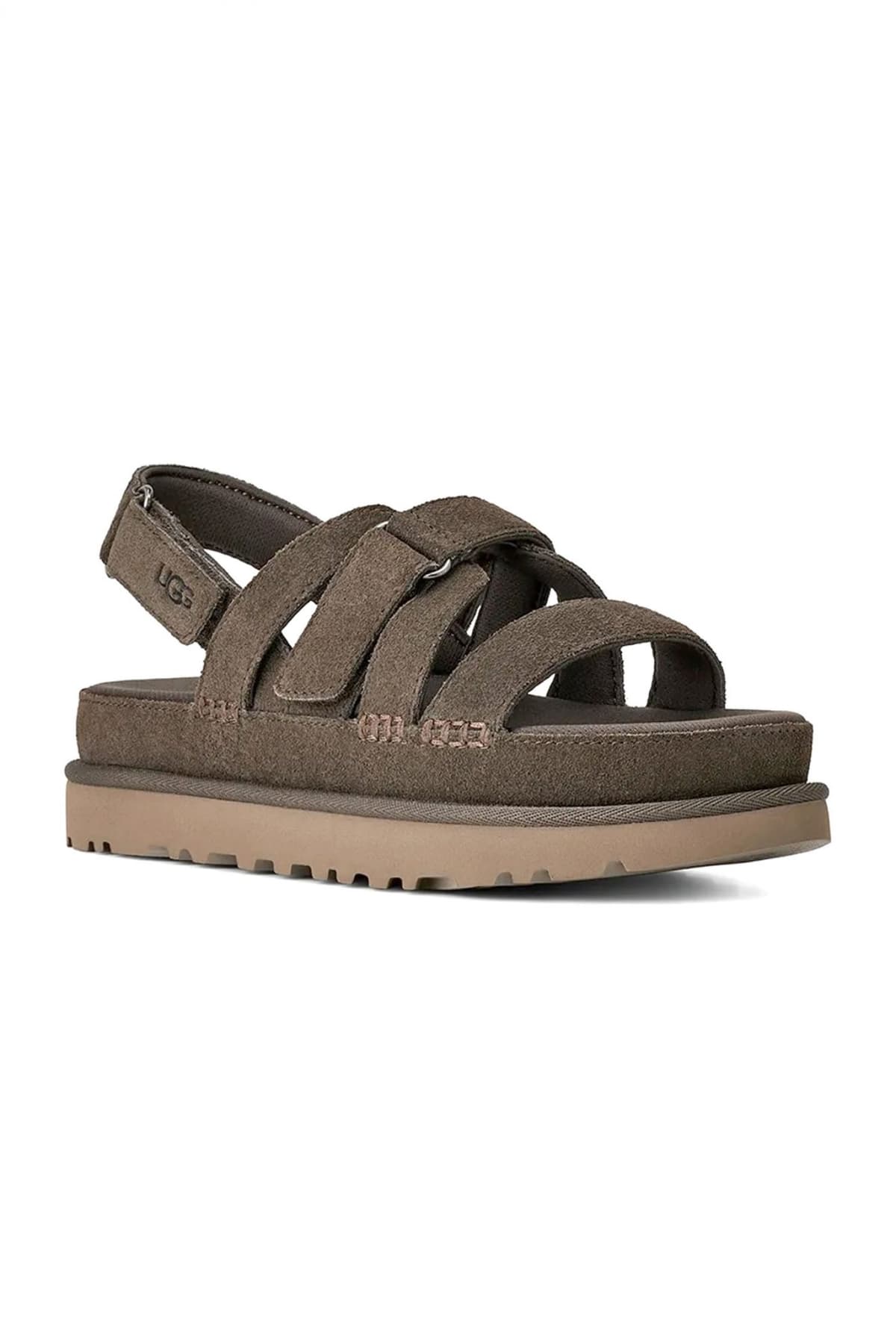 UGG ΠΑΠΟΥΤΣΙΑ ΠΕΔΙΛΑ GOLDENSTAR GLEAM ΣΟΥΕΤ LOGO XAKI ΣΚΟΥΡΟ