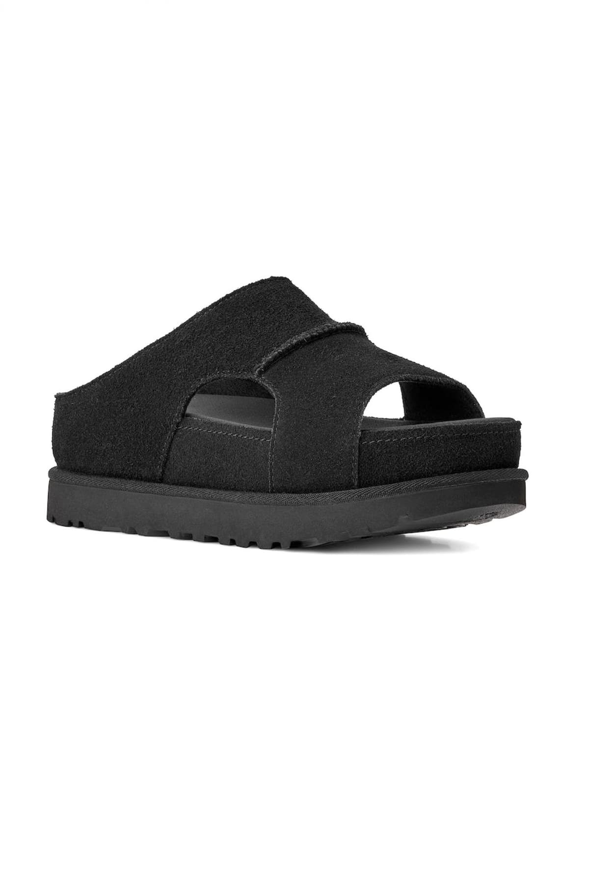 UGG ΠΑΠΟΥΤΣΙΑ ΠΑΝΤΟΦΛΕΣ GOLDENSTAR HI CUTOUT SLIDE ΣΟΥΕΤ LOGO ΜΑΥΡΟ