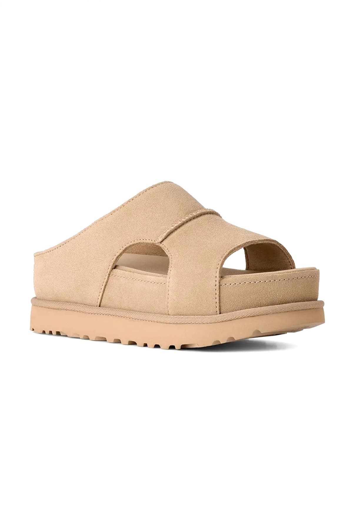 UGG ΠΑΠΟΥΤΣΙΑ ΠΑΝΤΟΦΛΕΣ GOLDENSTAR HI CUTOUT SLIDE ΣΟΥΕΤ LOGO MΠΕΖ