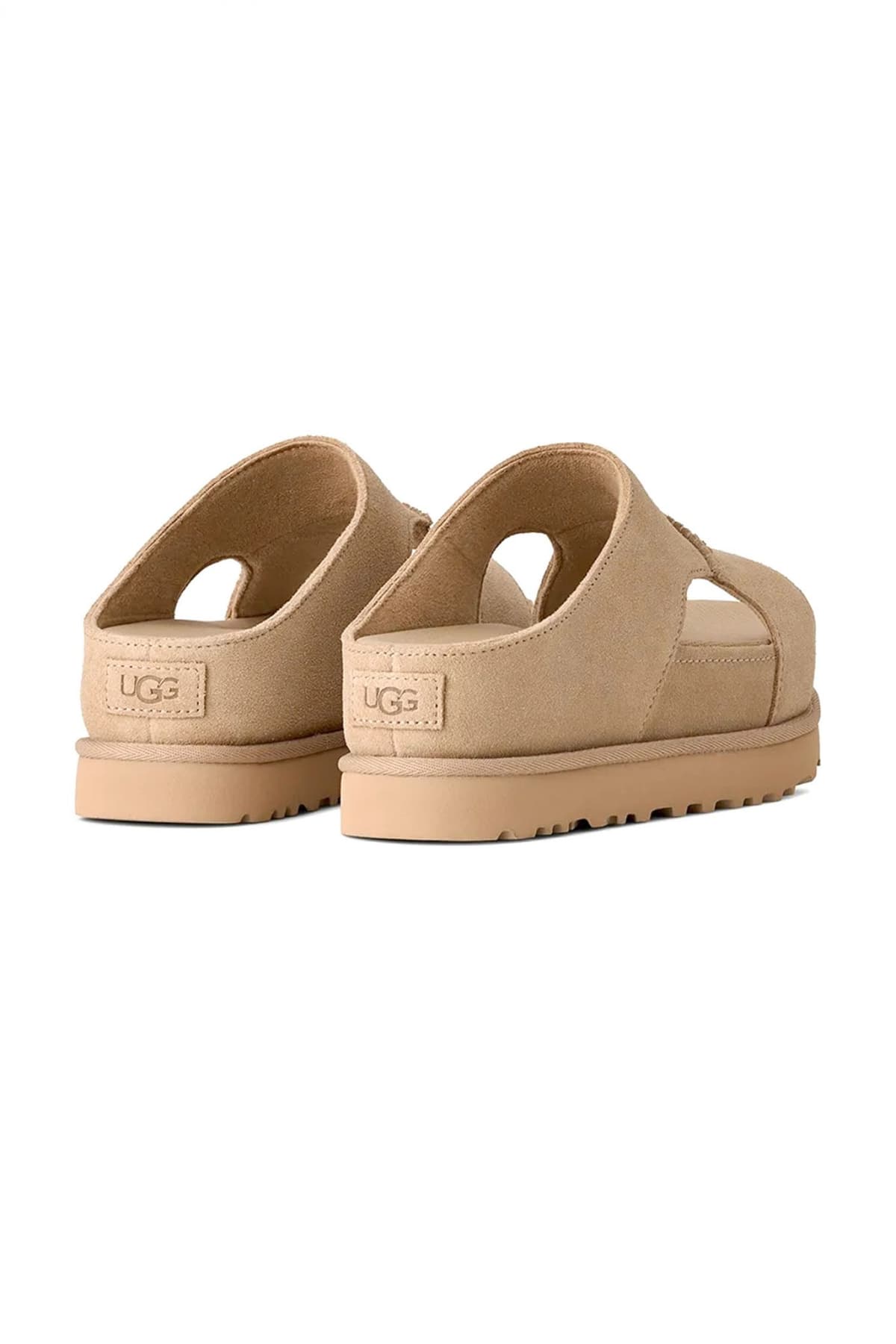 UGG ΠΑΠΟΥΤΣΙΑ ΠΑΝΤΟΦΛΕΣ GOLDENSTAR HI CUTOUT SLIDE ΣΟΥΕΤ LOGO MΠΕΖ