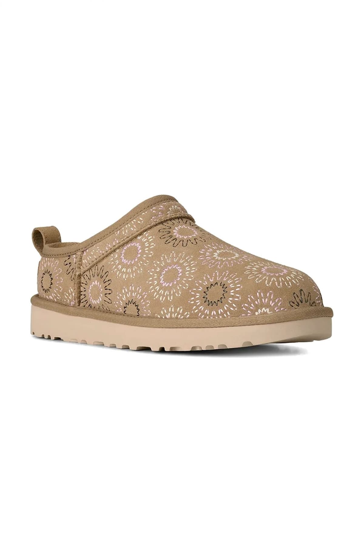 UGG ΠΑΠΟΥΤΣΙΑ ΠΑΝΤΟΦΛΕΣ CLASSIC MICRO LOGO STITCH ΑΝΑΓΛΥΦΑ ΣΧΕΔΙΑ LOGO ΠΟΛΥΧΡΩΜΟ/ΜΠΕΖ
